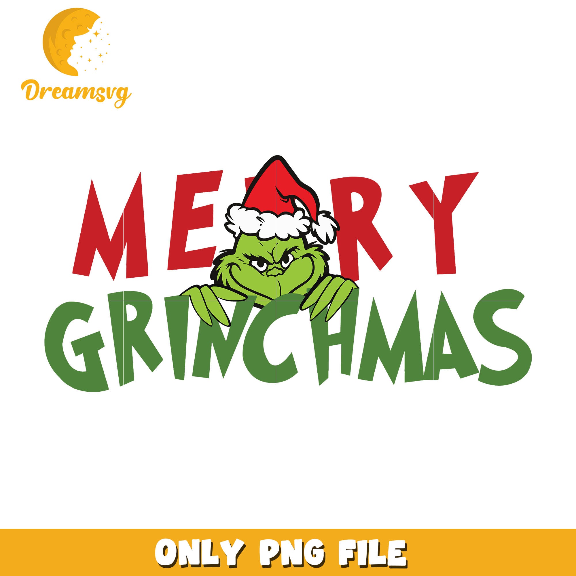 Merry Grinchmas face look up png, grinch christmas png