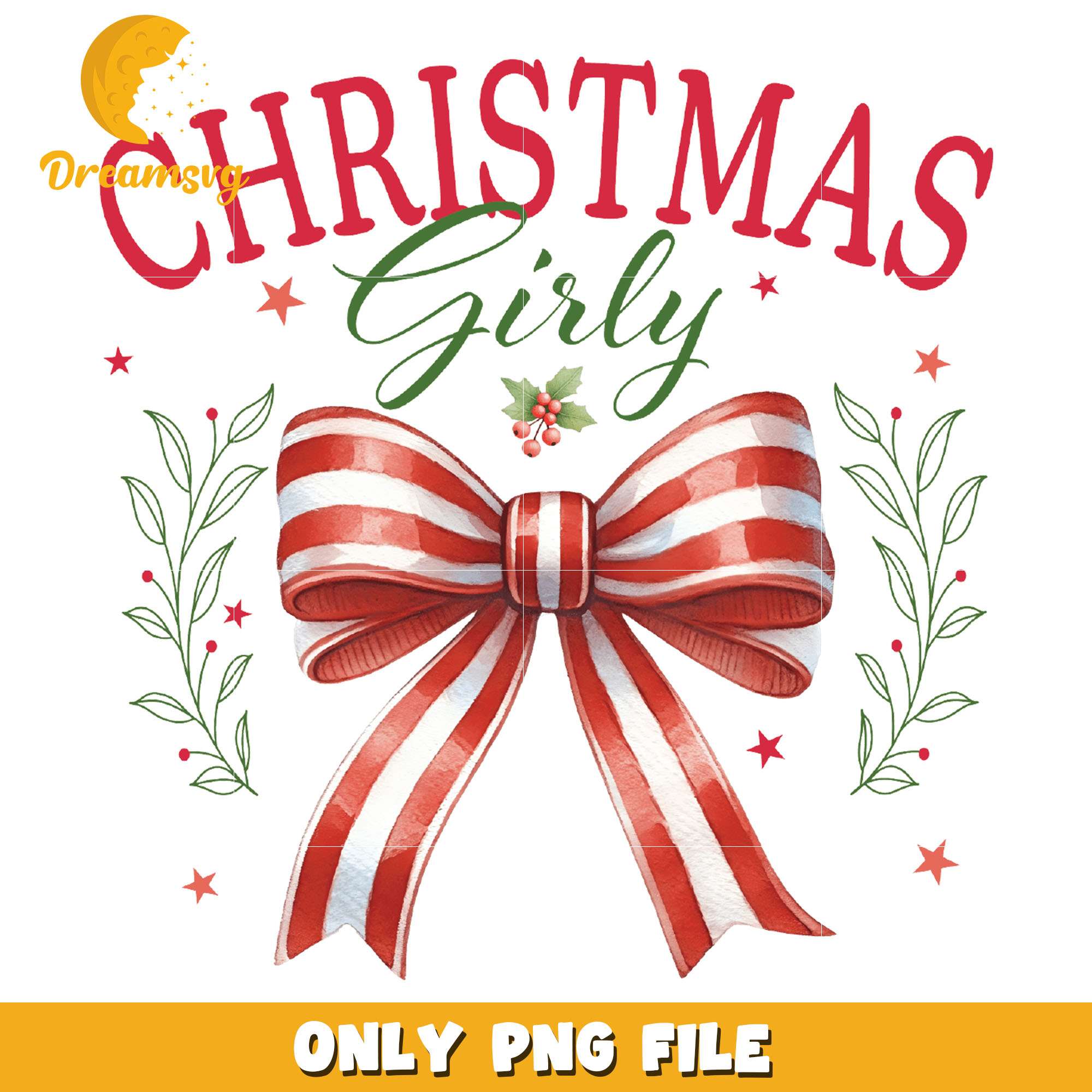 Merry girly christmas png, merry christmas png, christmas png