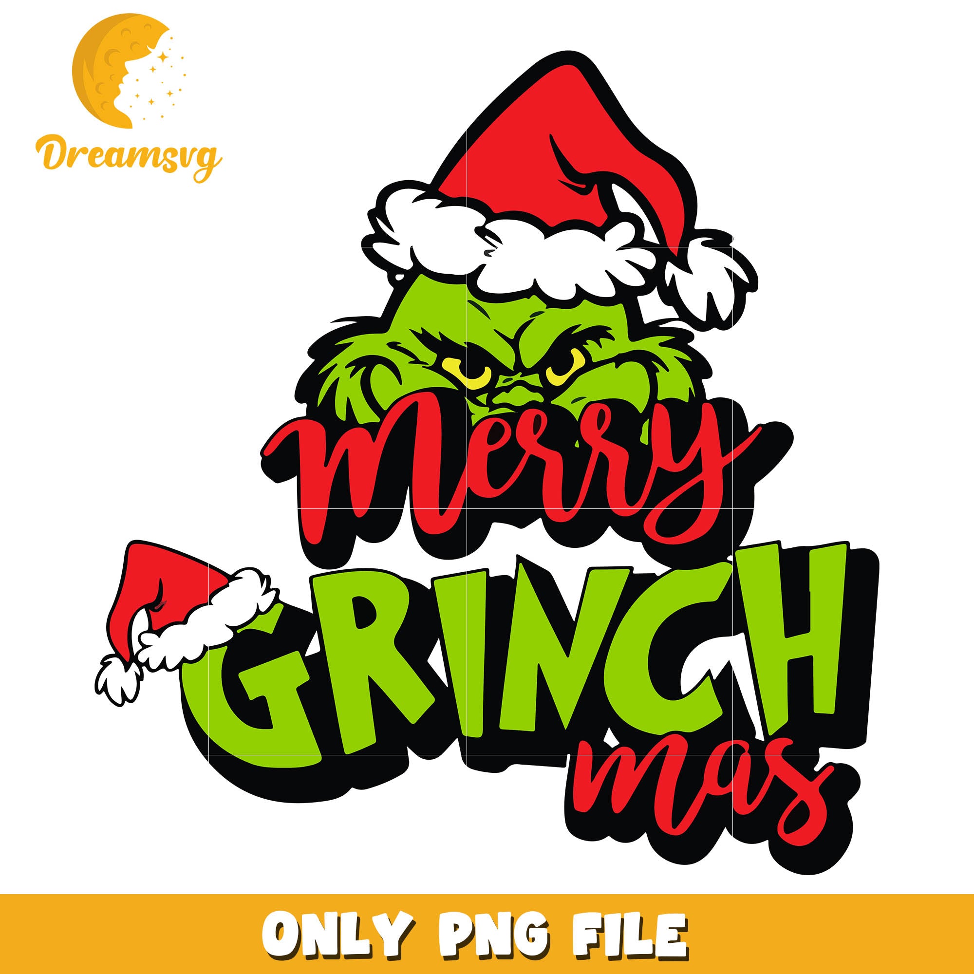 Merry grinchmas santa hat png, the grinch face png, xmas png