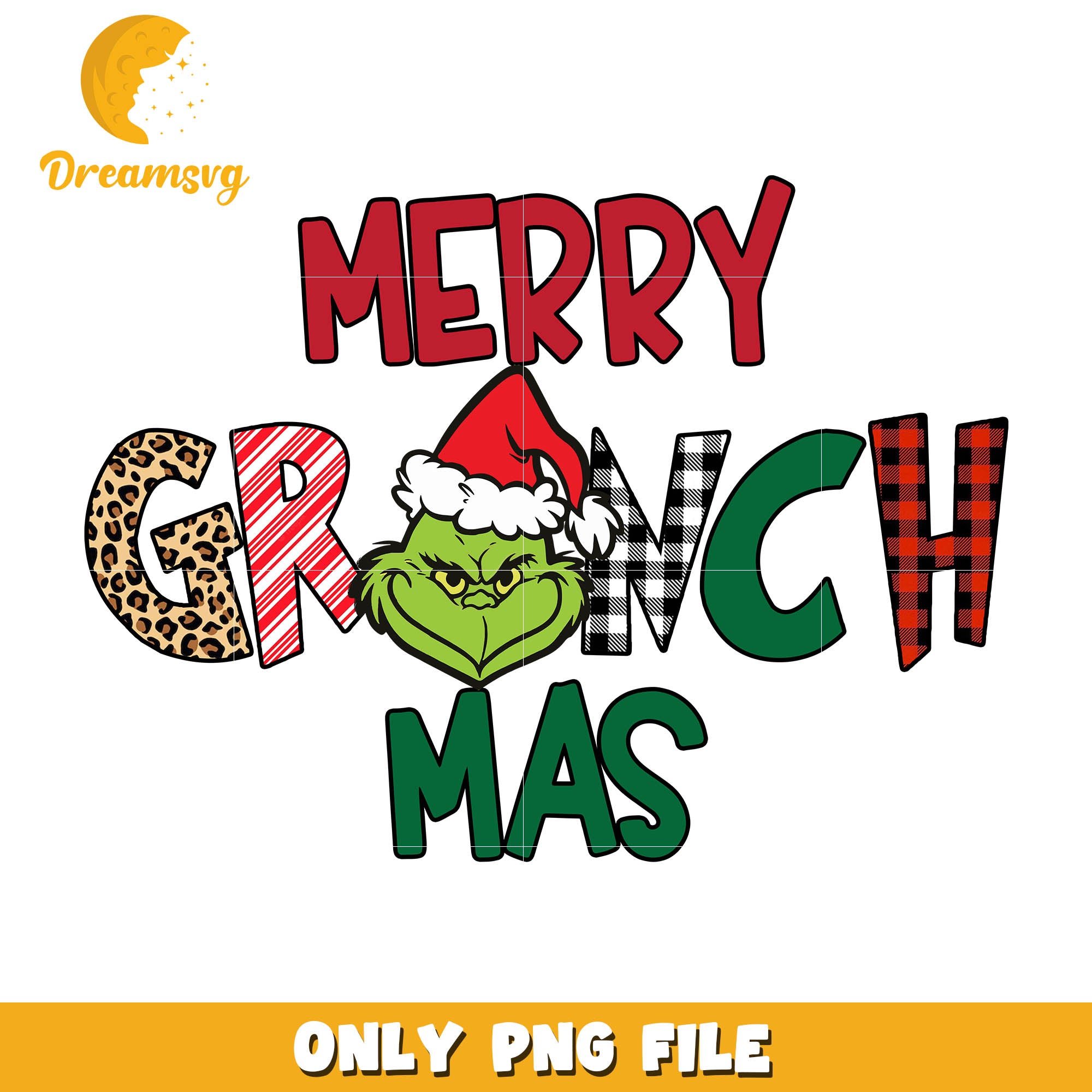 Merry grinchmas with grinch face santa hat png, grinch face png