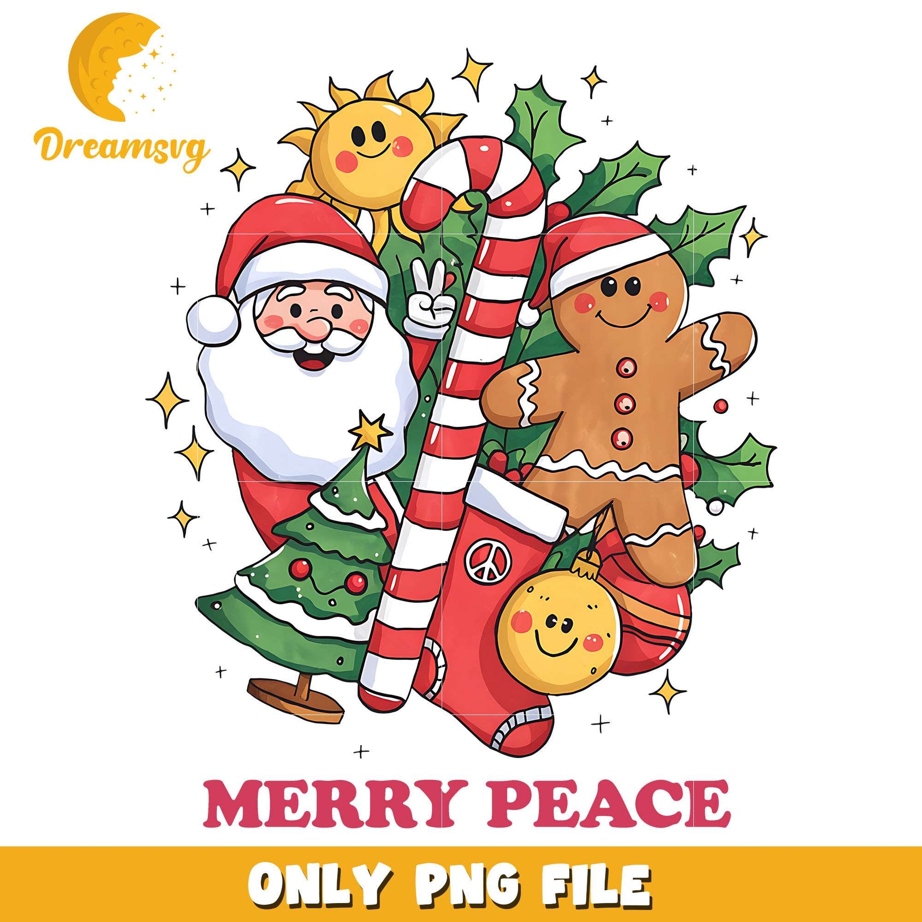 Merry peace santa claus png, santa claus png, christmas png