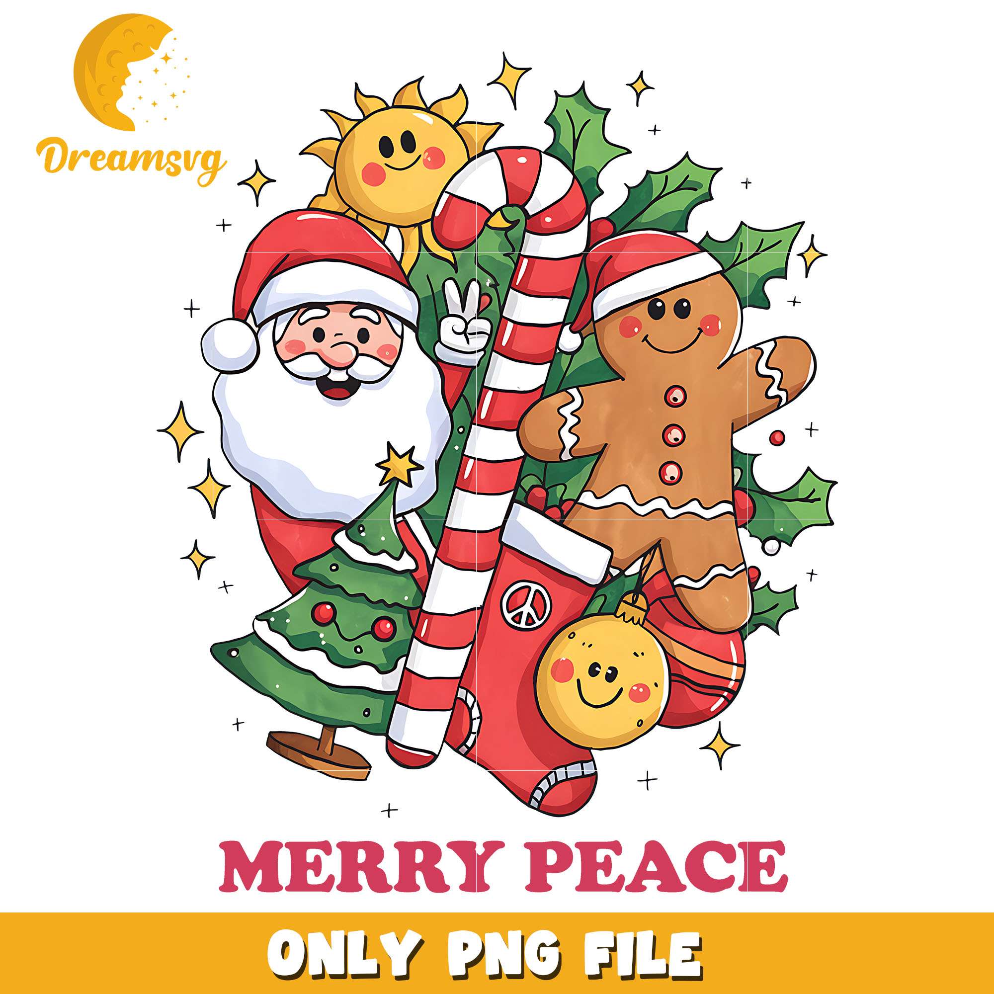 Merry peace santa claus png, santa claus png, christmas png