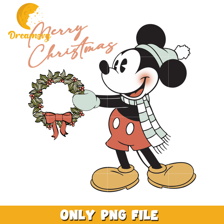 Merry christmas deisgn png, disney spirit png, cozy disney png