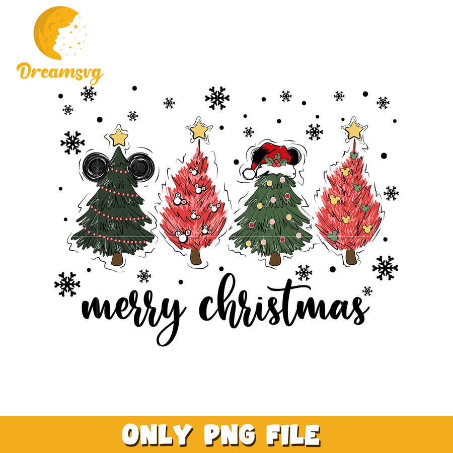 Merry christmas design png, christmas sparkle png, disney winter png