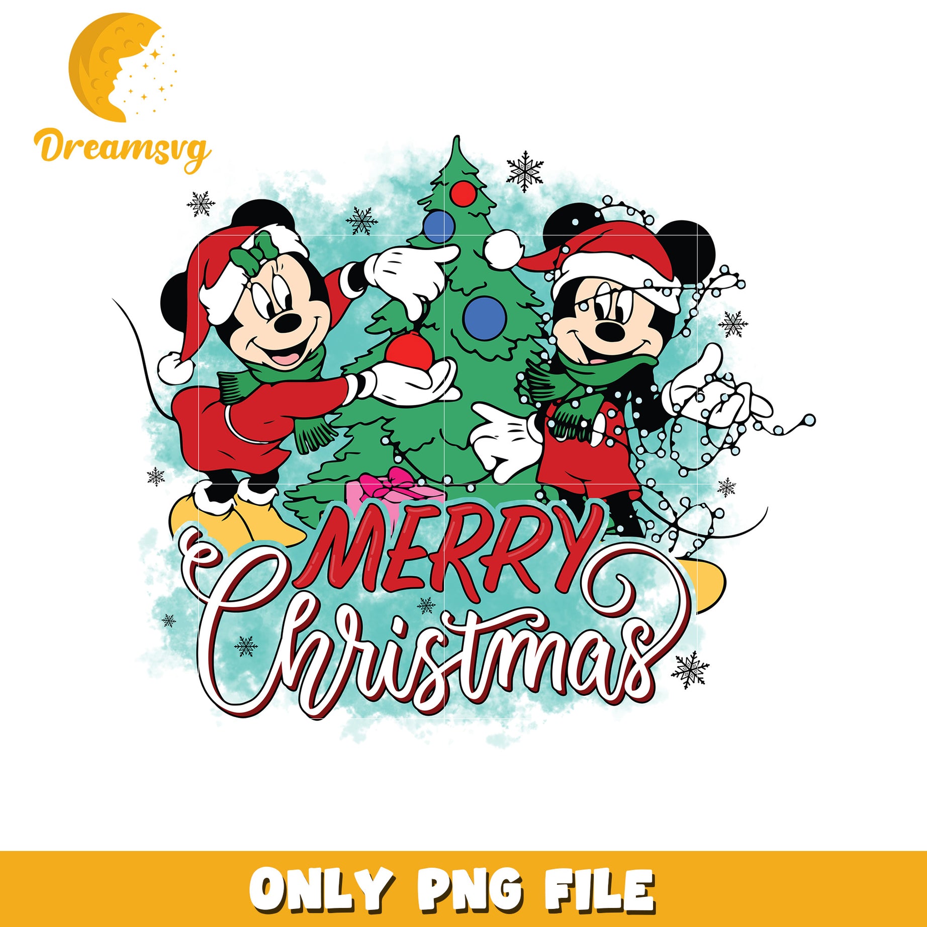 Merry christmas design png, disney spirit png, cozy disney png