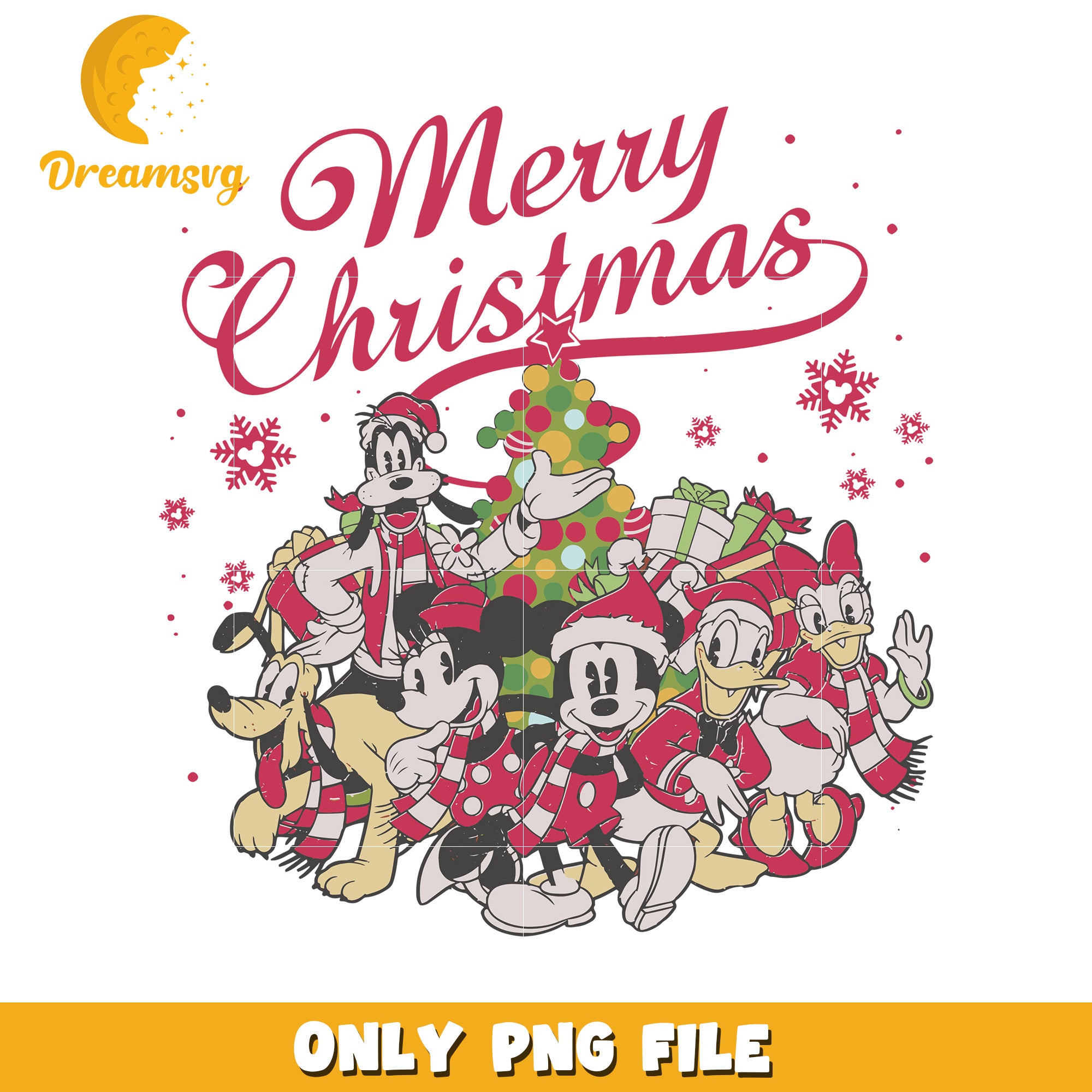 Merry christmas disney png, pink christmas png, christmas png