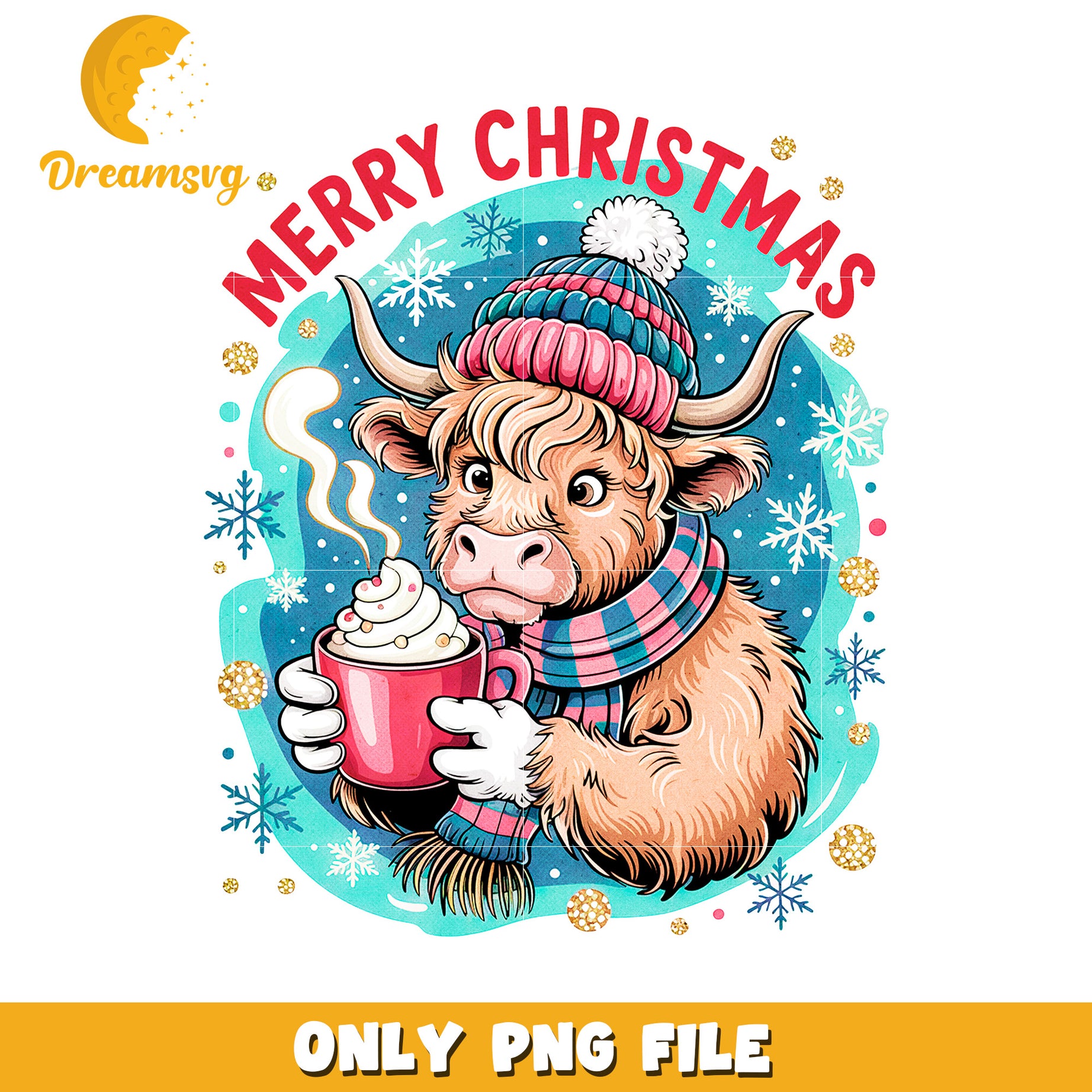 Merry christmas moo png, christmas lights​ png, christmas music​ png