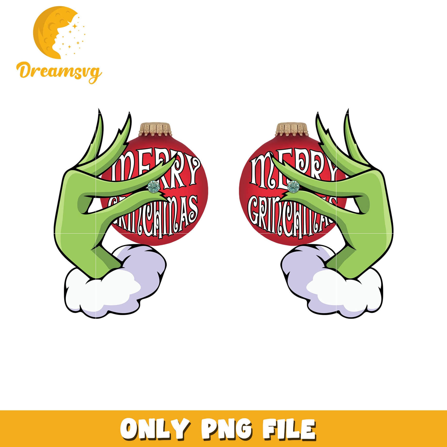 Merry christmas png, christmas decor png, grinch smile png