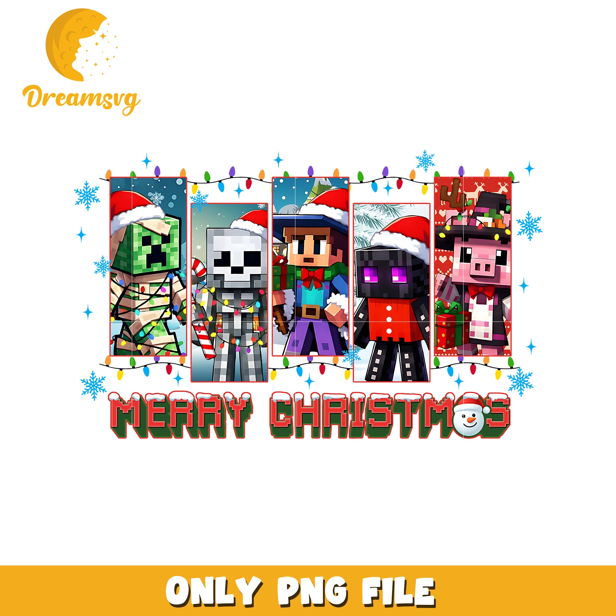 Merry christmas png, christmas tree png, christmas lights png
