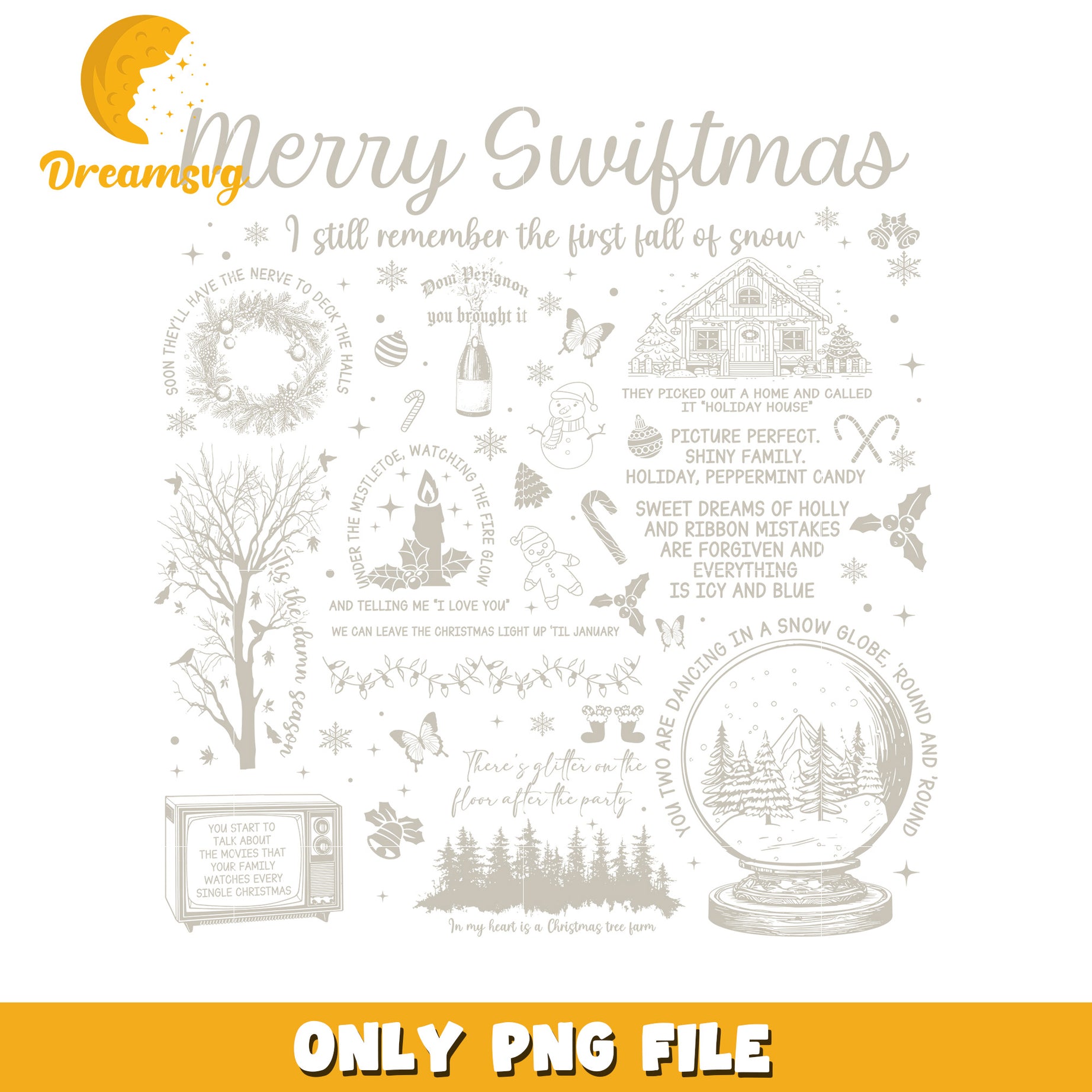 Merry swiftmas quotes png, taylor swift png, quotes png