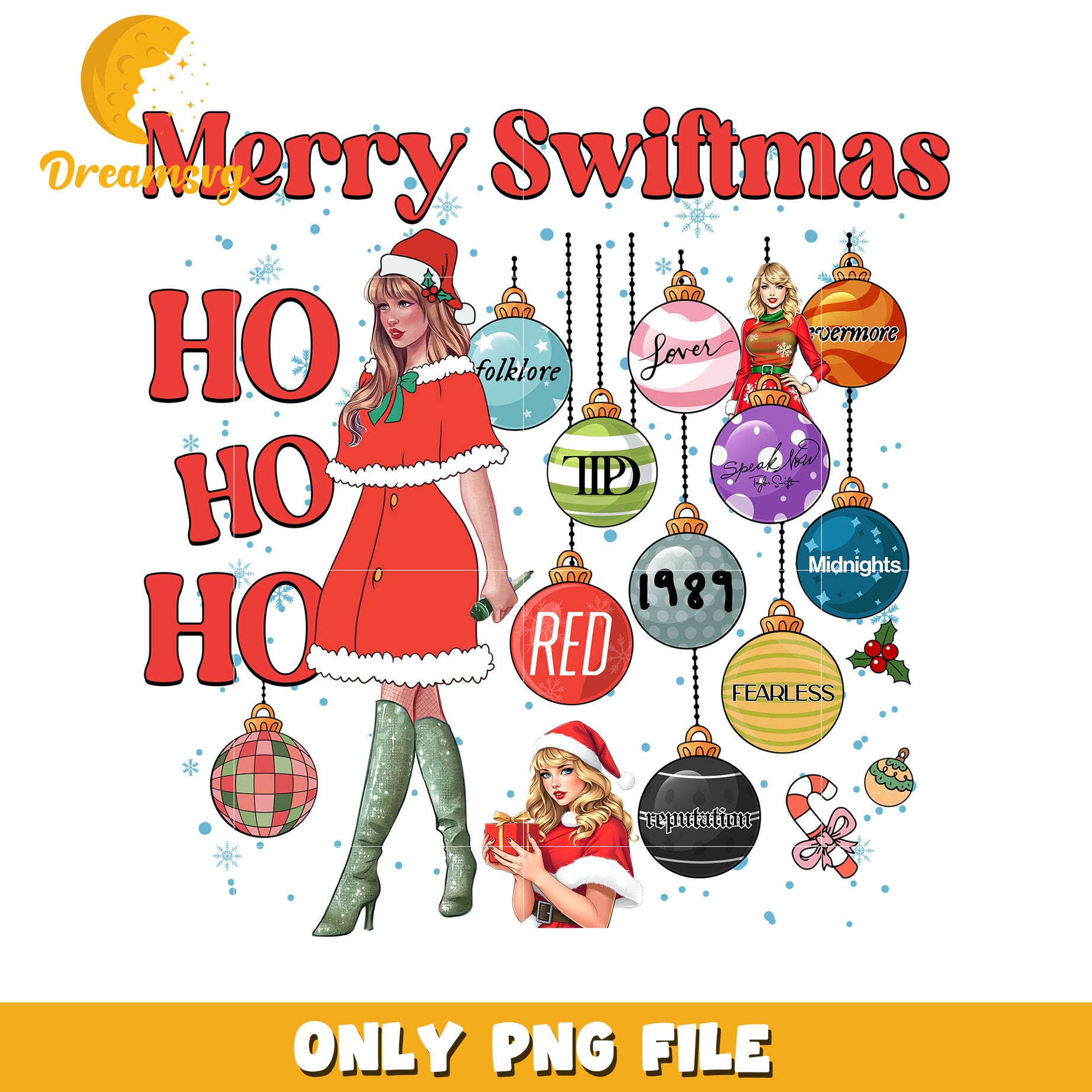 Merry swiftmas taylor swift santa claus png, taylor swift png