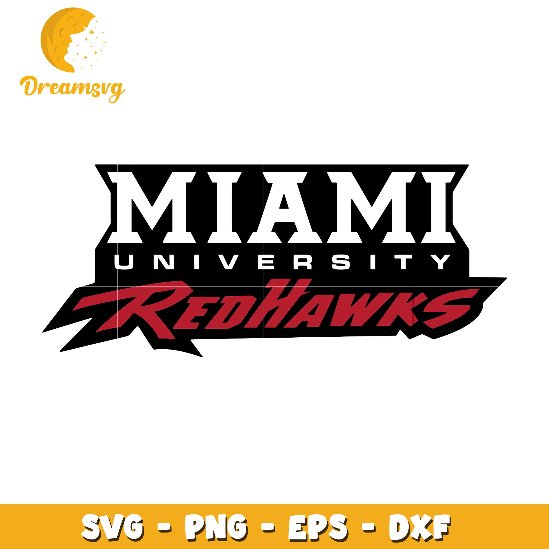 Miami University Redhawks SVG PNG EPS DXF