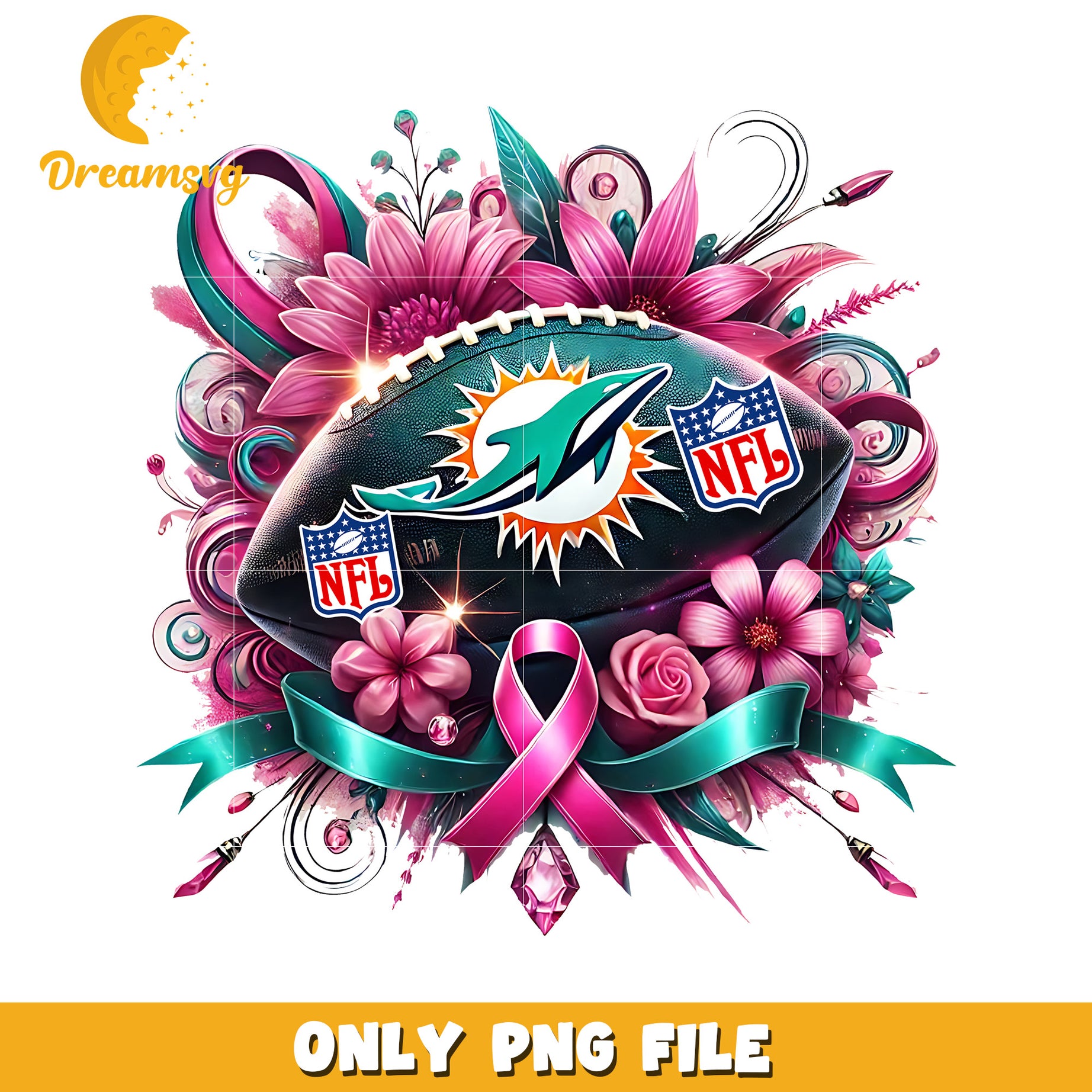 Miami dolphins flowers png, nfl power rankings png, nfl network png