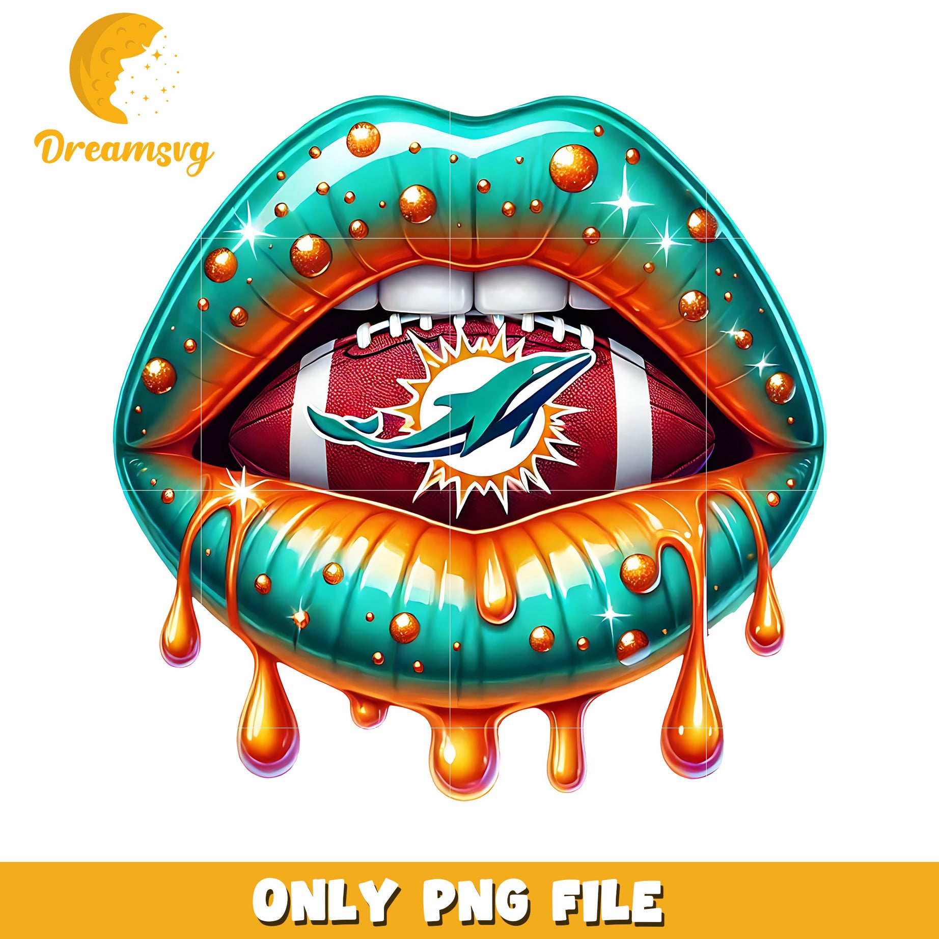 Miami dolphins lips png, nfl games png, american football png