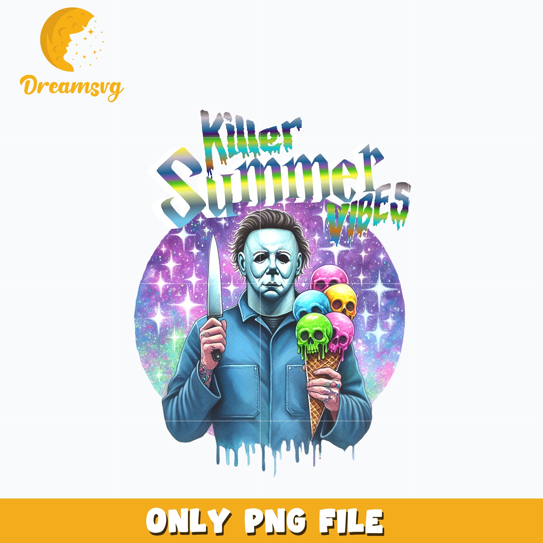 killer summer vibes Michael myers  png