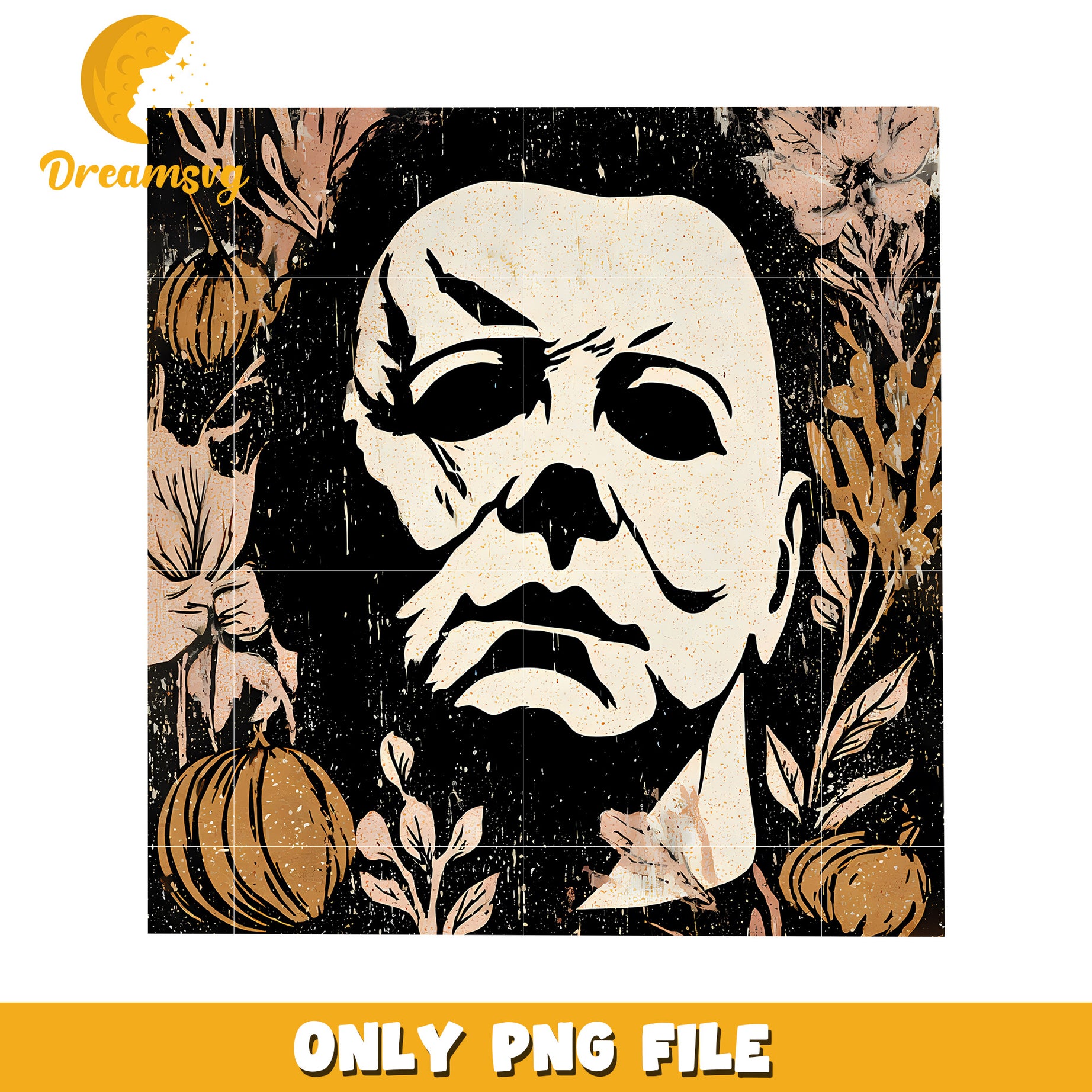 Michael myers flowers png, halloween costumes png, halloween movies png
