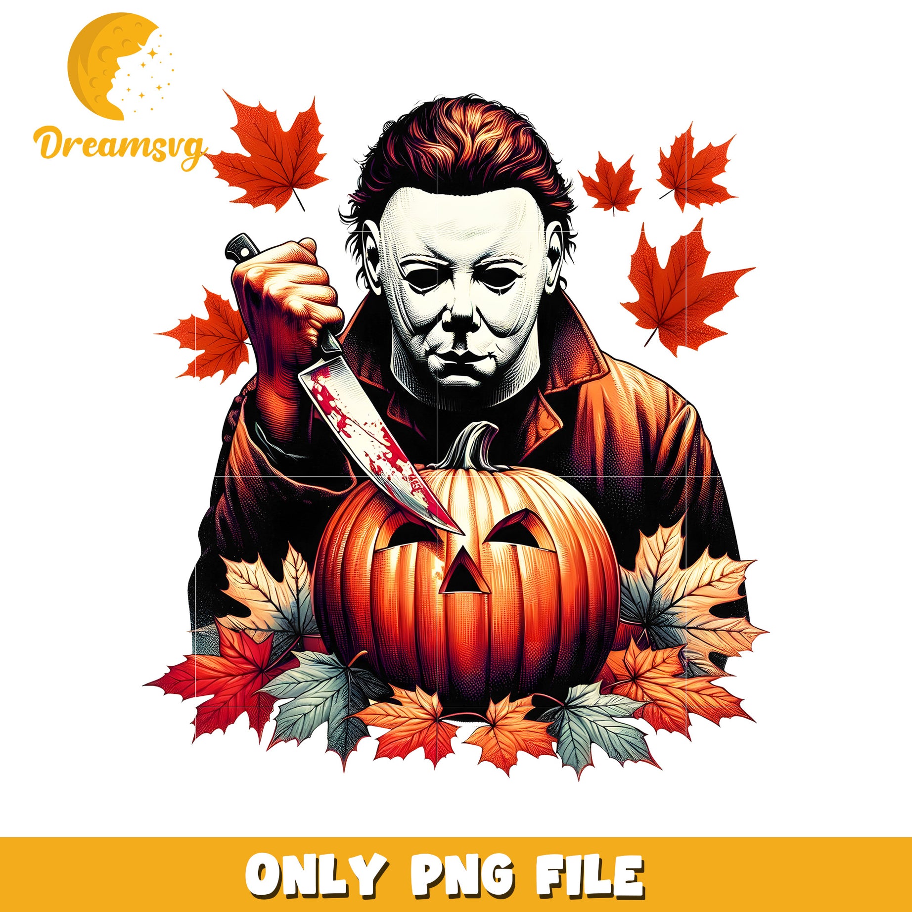 Michael myers png, horror autumn png, horror movie characters png