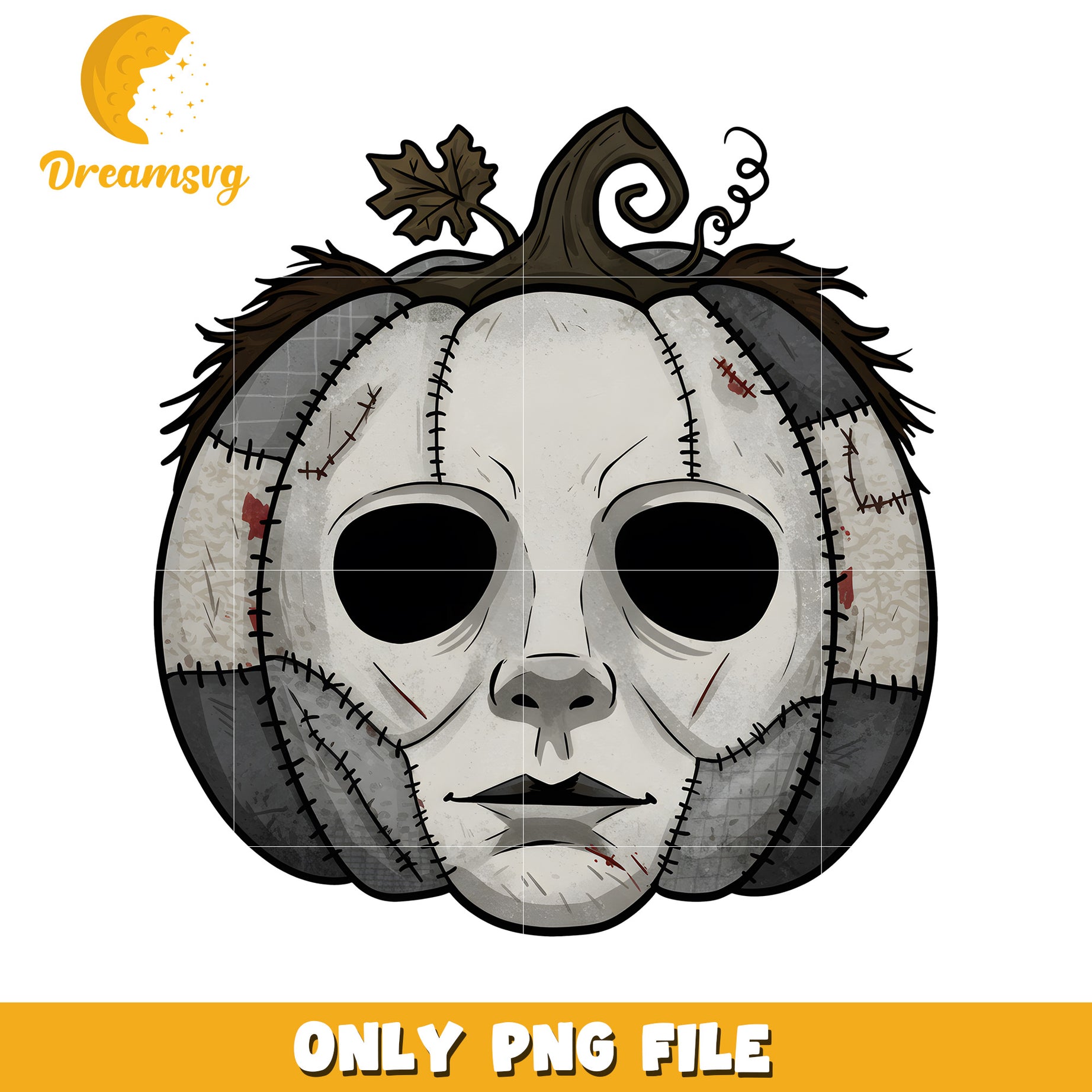 Michael pumpkin png, halloween season png, halloween movies png