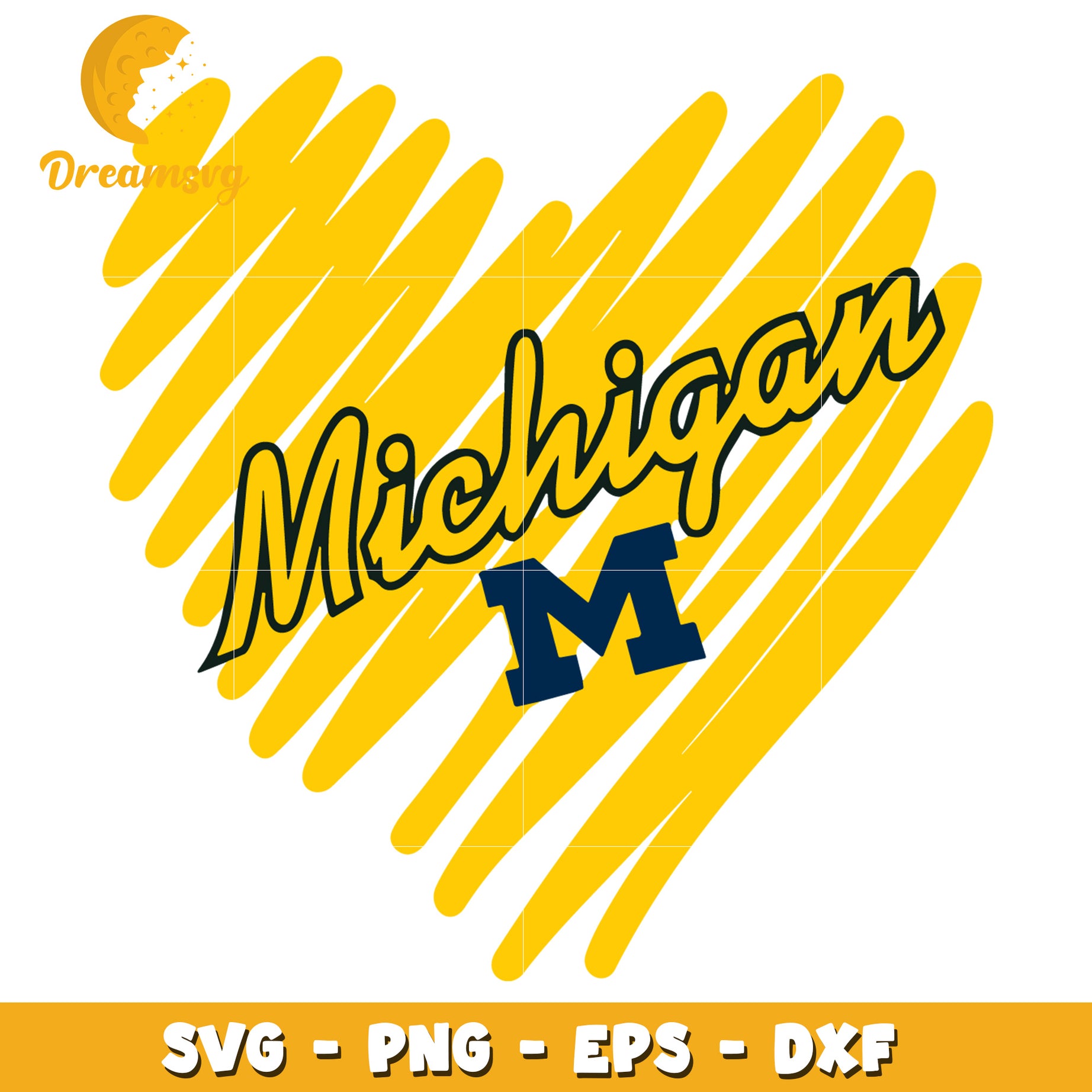 Michigan Heart SVG Cut File