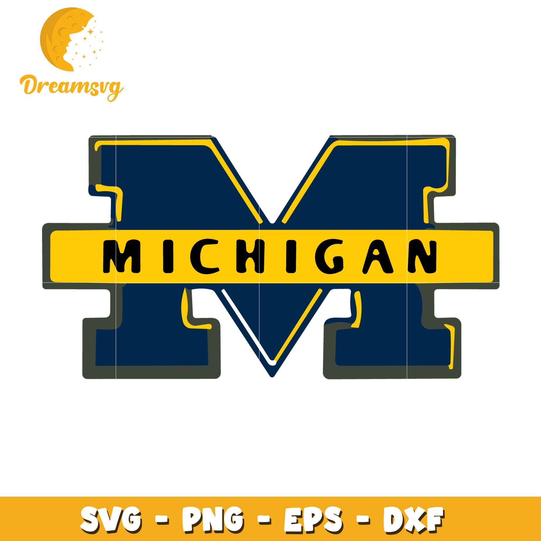 Michigan Logo SVG PNG EPS DXF