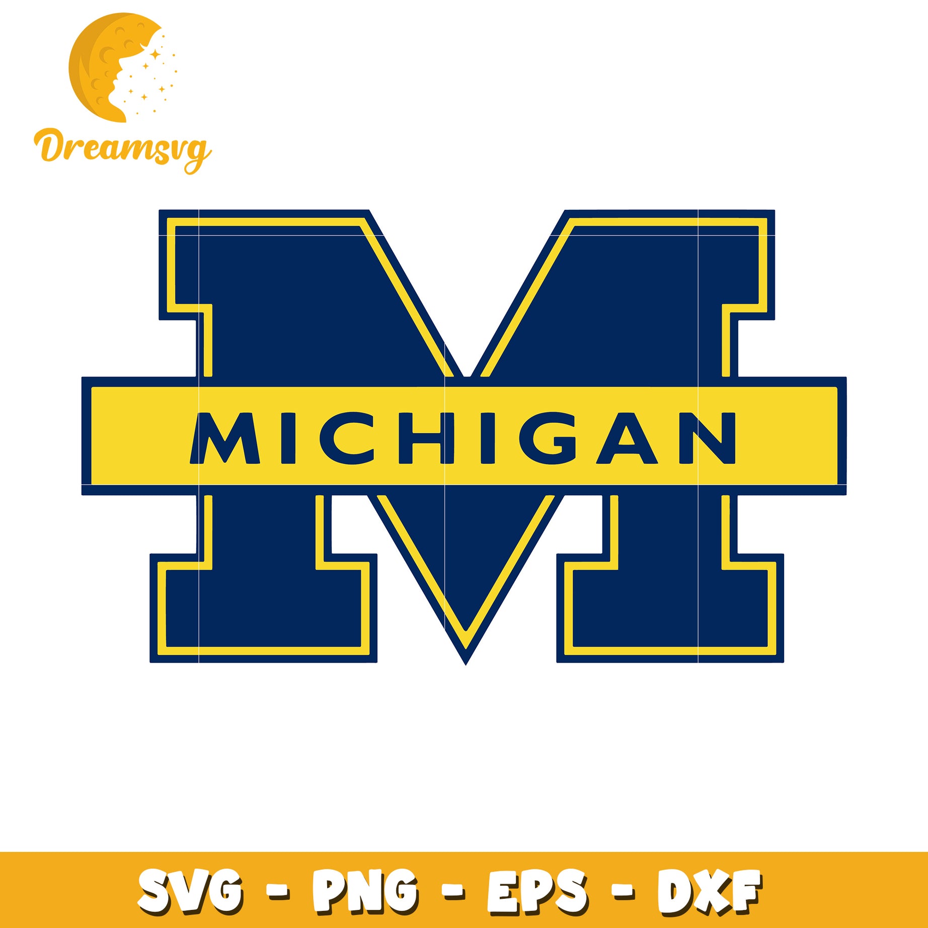 Michigan Logo SVG PNG EPS DXF Cut File