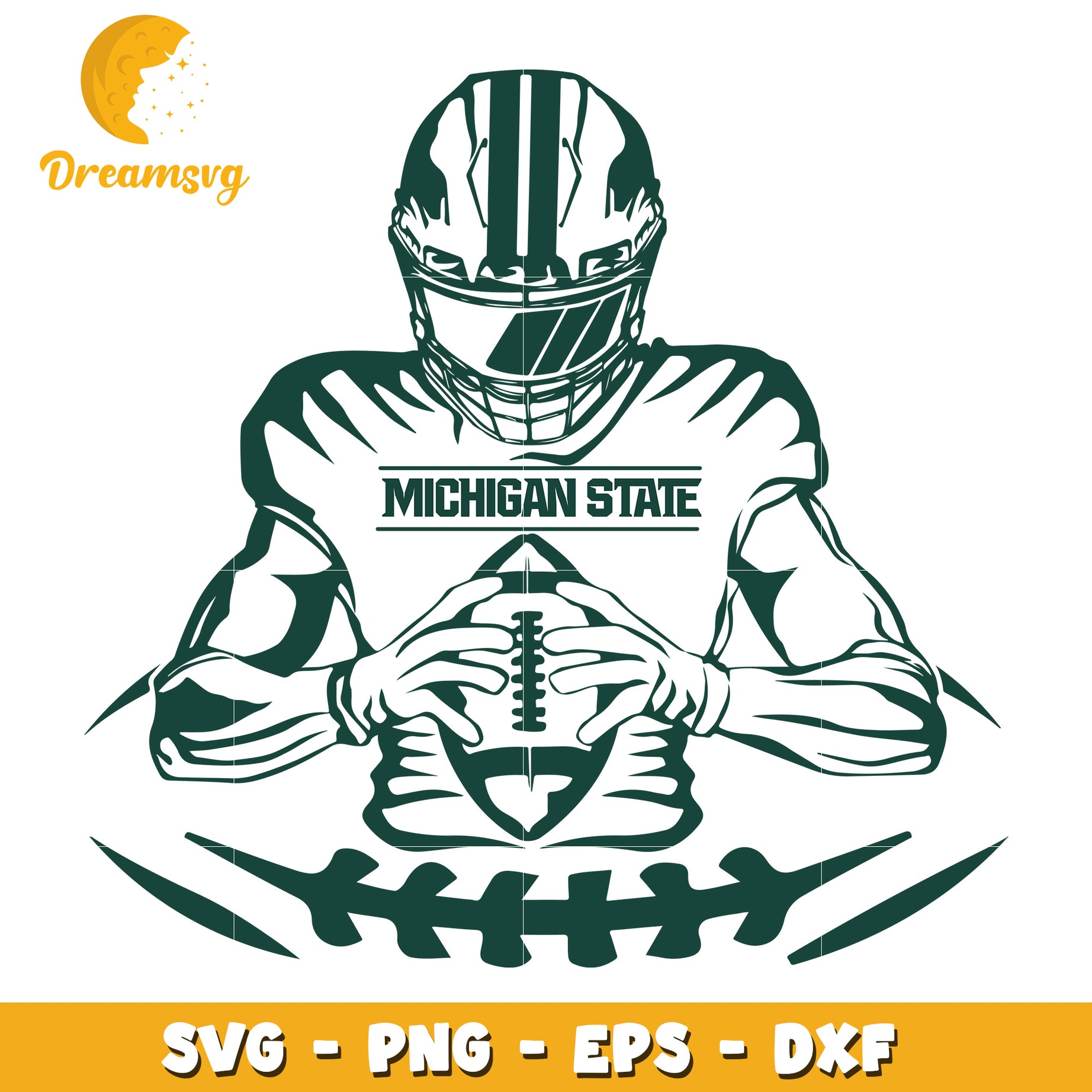 Michigan State Football SVG PNG EPS DXF