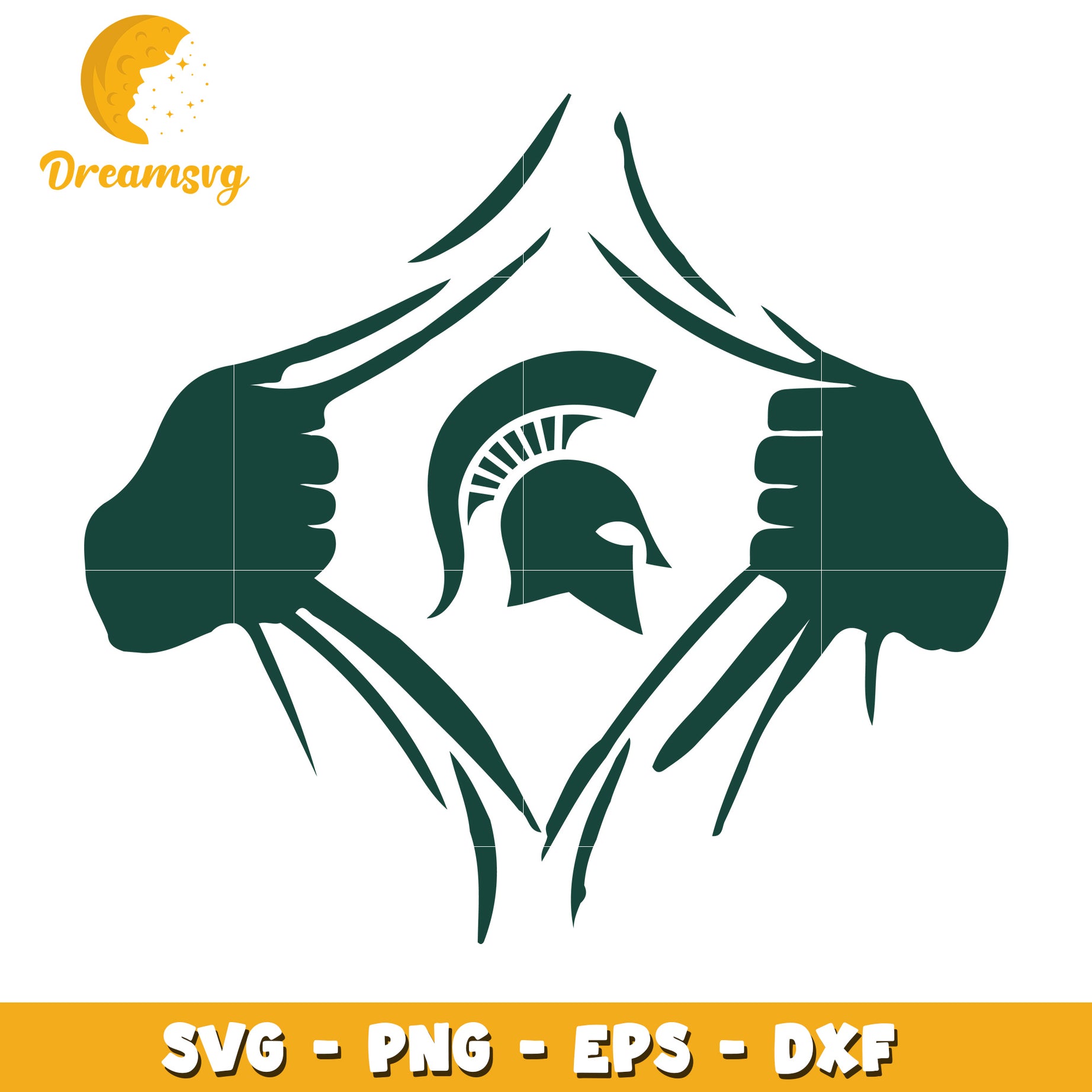 Michigan State Spartan SVG PNG EPS DXF