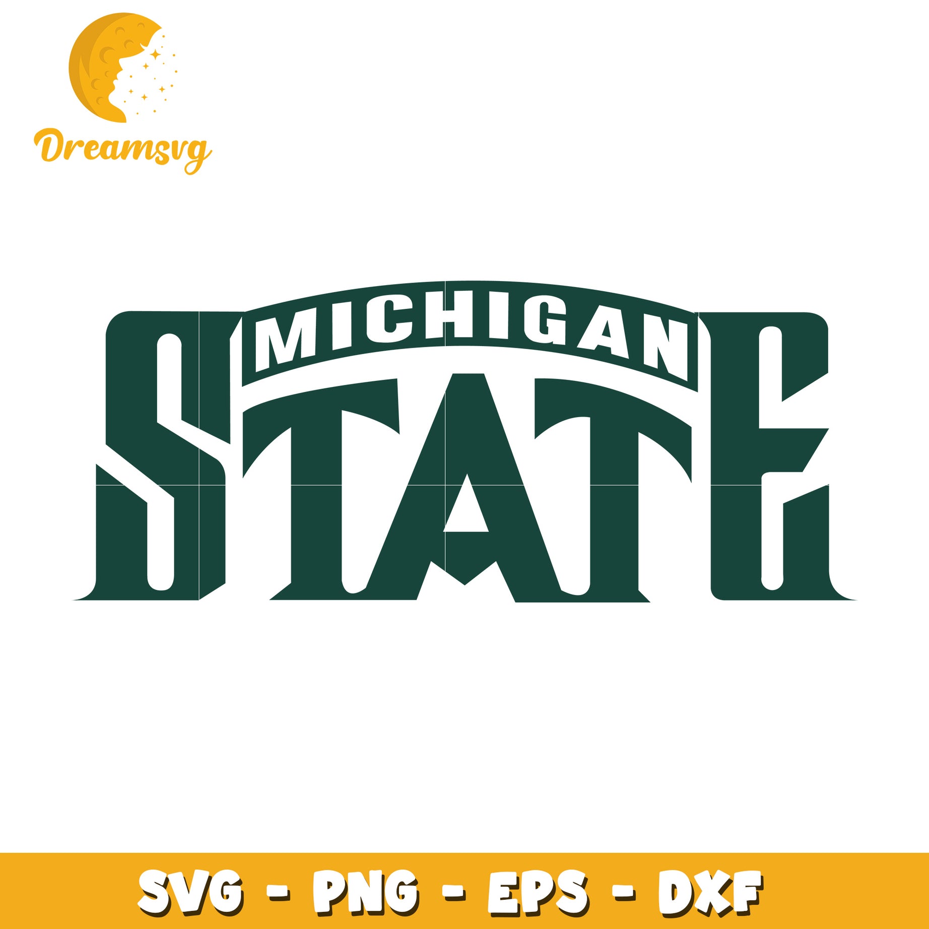 Michigan State University Logo SVG Cut File for Creatives