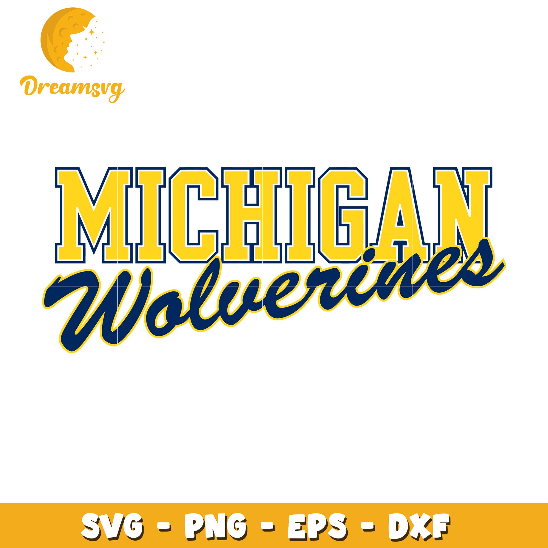 Michigan Wolverines SVG PNG EPS DXF