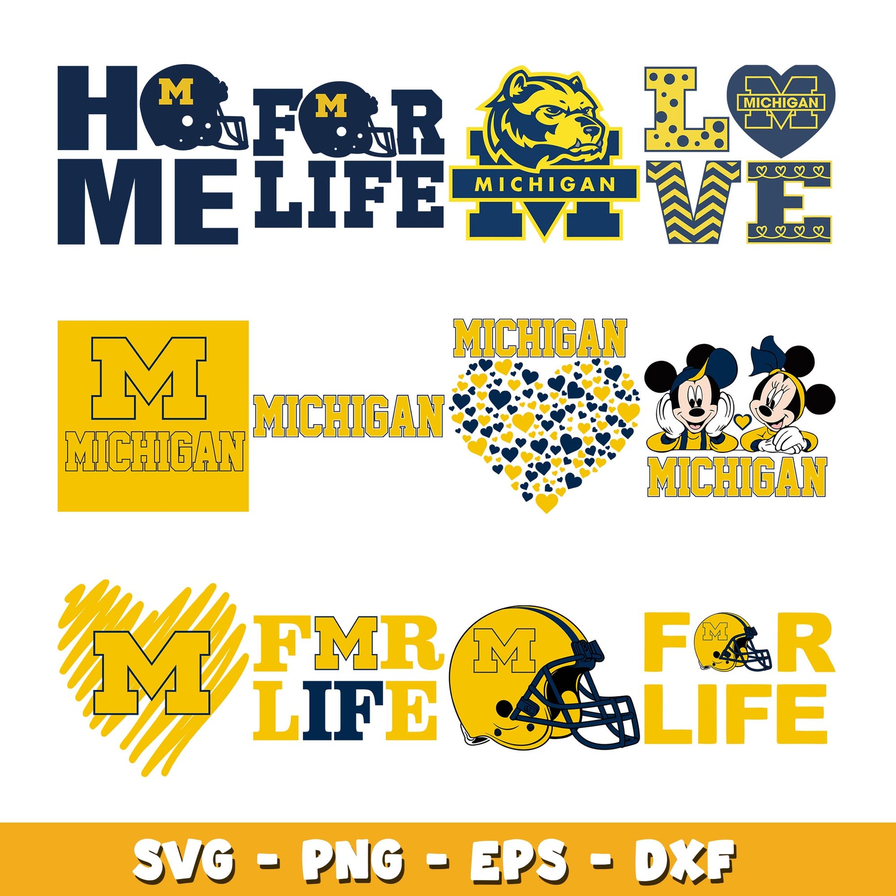 Michigan Wolverines logo Bundle svg, Michigan Wolverines logo svg, ncaa svg 