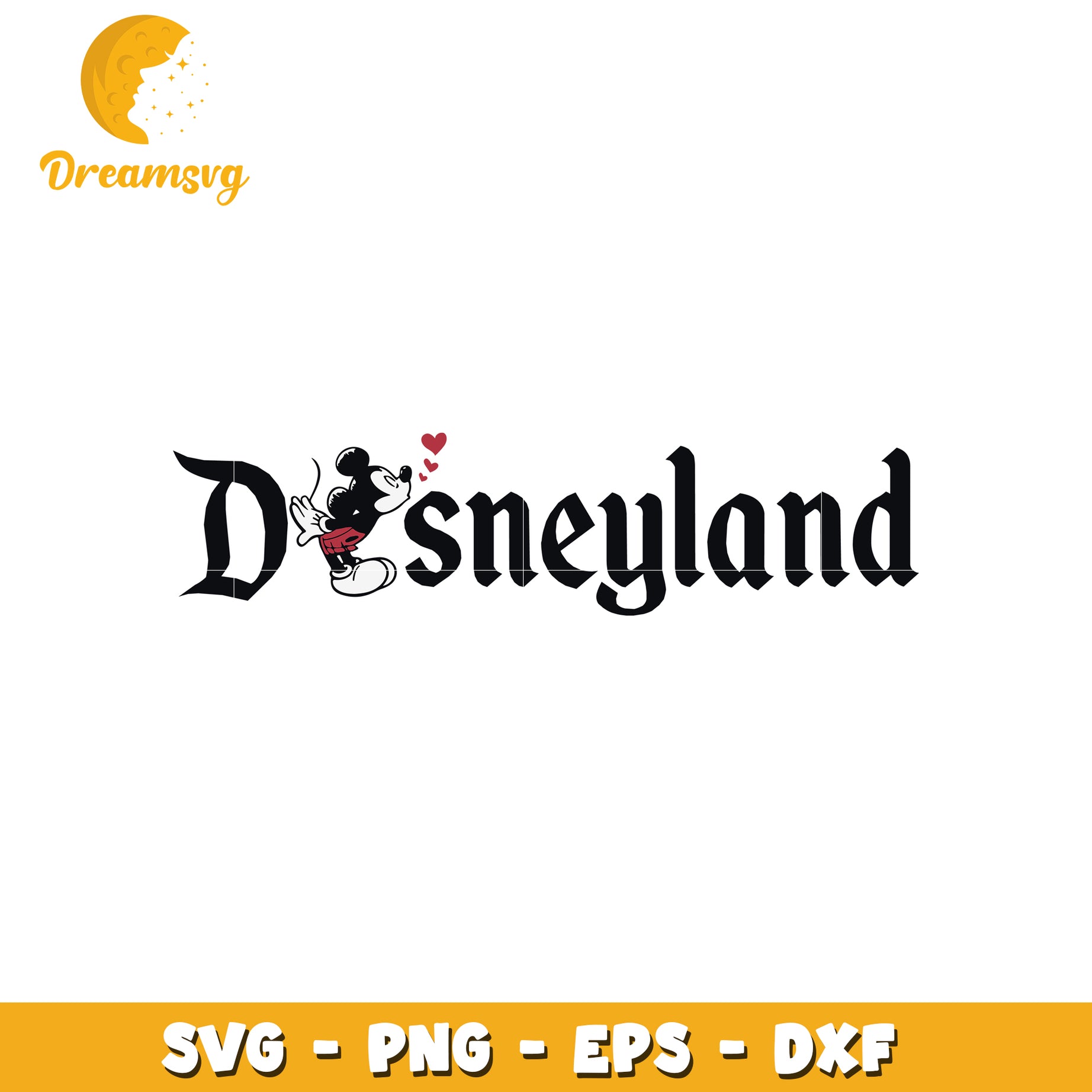 Mickey Disneyland SVG Cut File