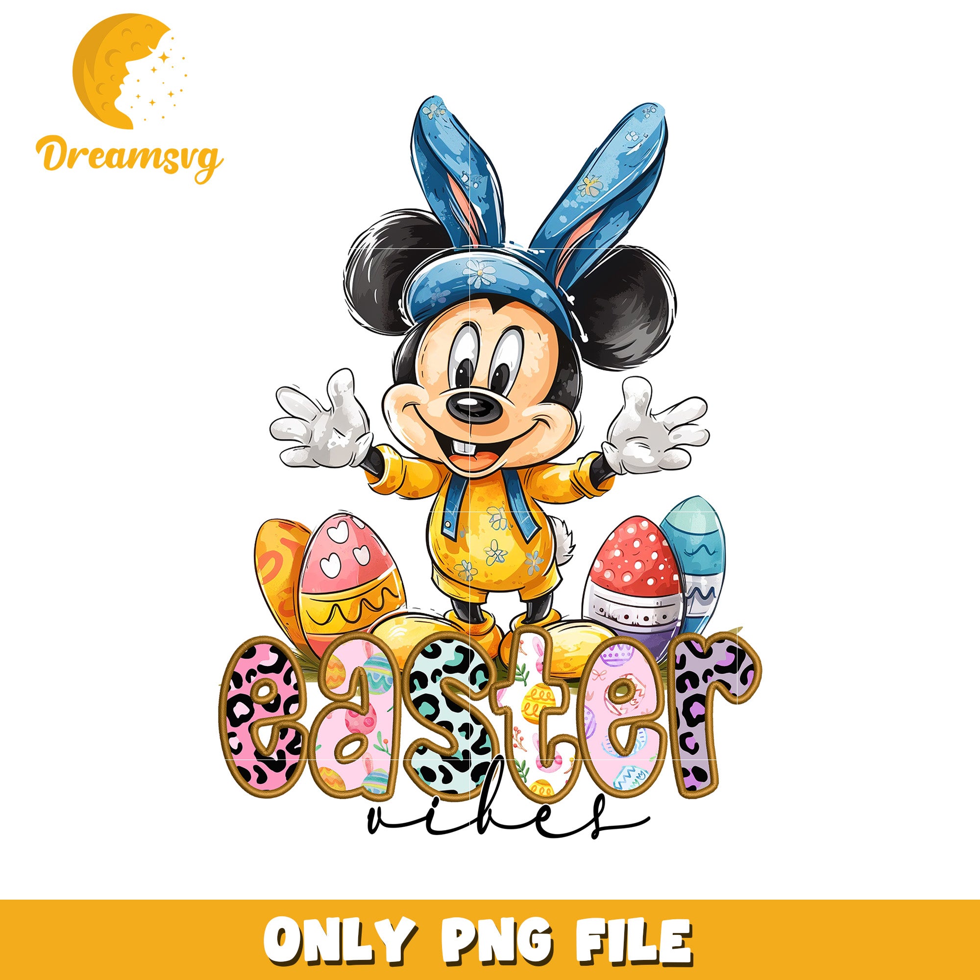 Mickey Easter PNG Sublimation – DreamSVG Store
