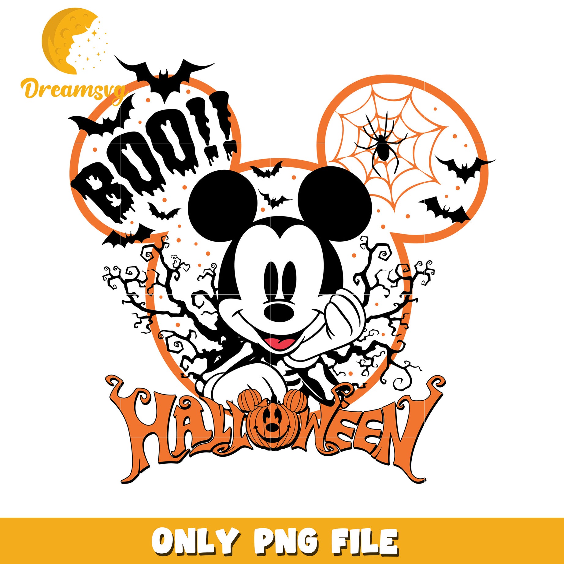 Mickey Halloween PNG Design