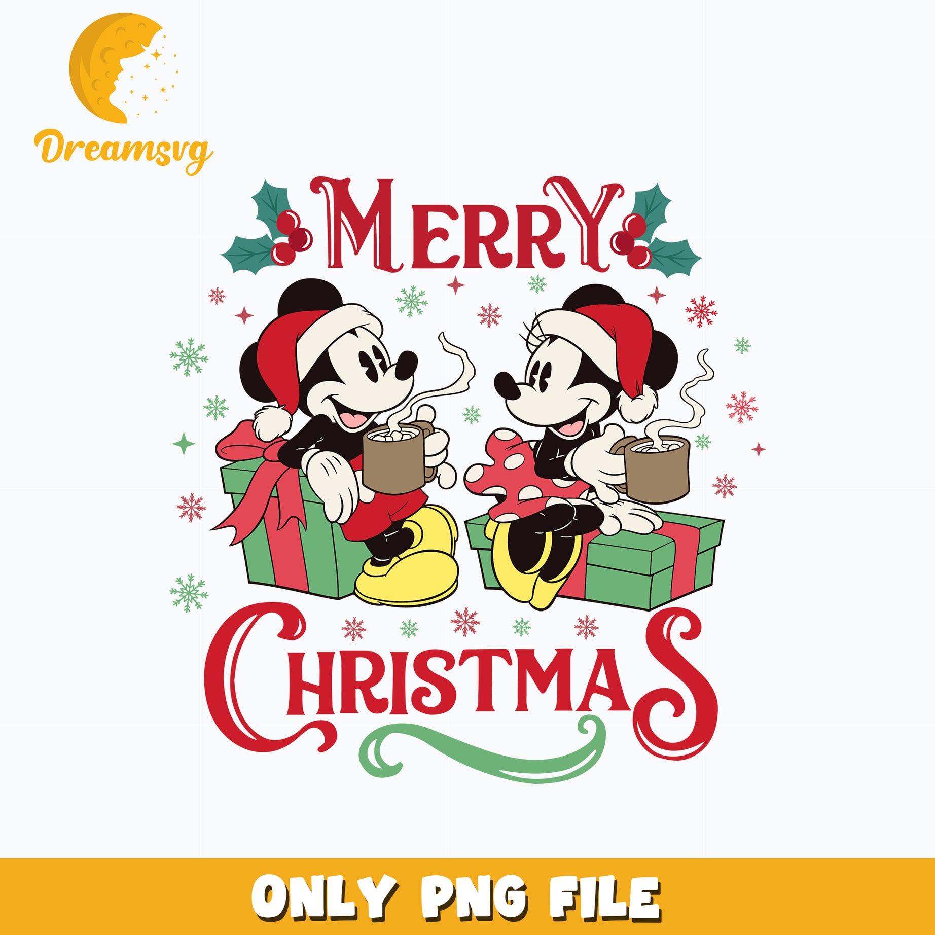 Mickey Minnie Merry Christmas png