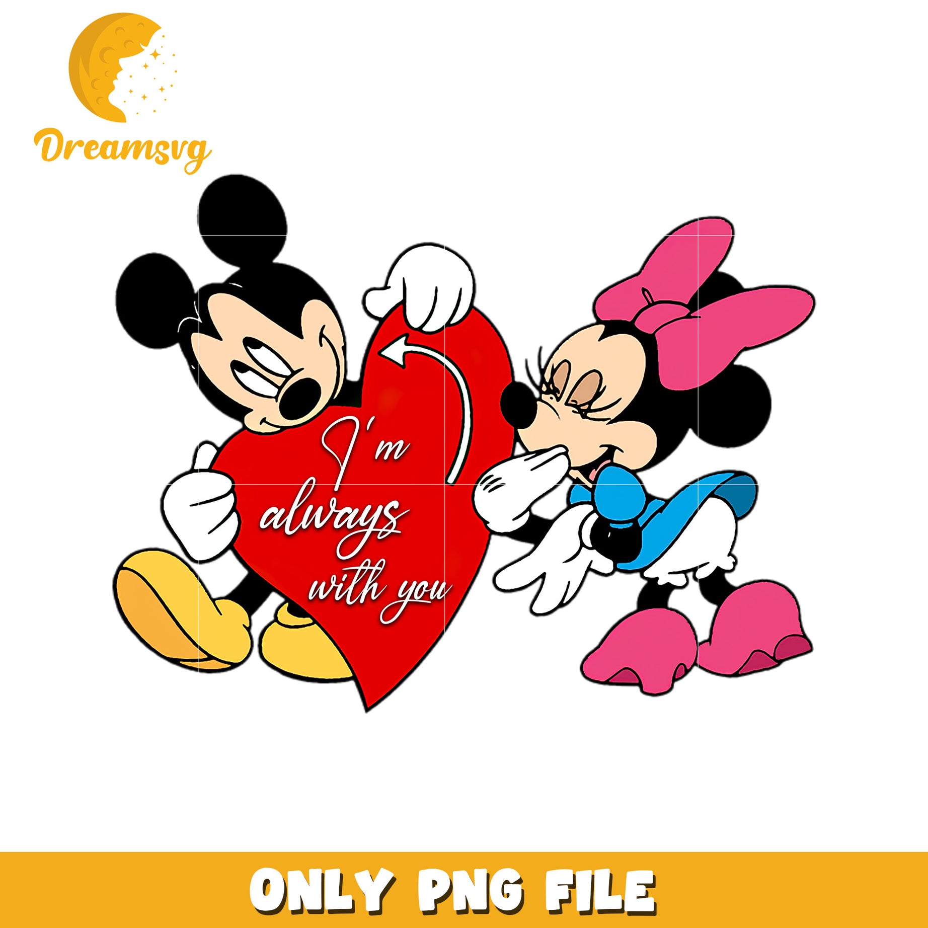 Mickey Minnie PNG Valentines Day