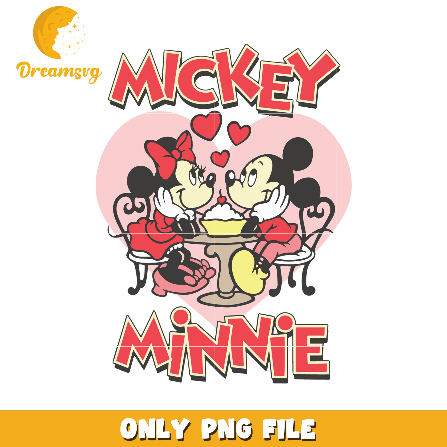 Mickey Minnie Valentine PNG