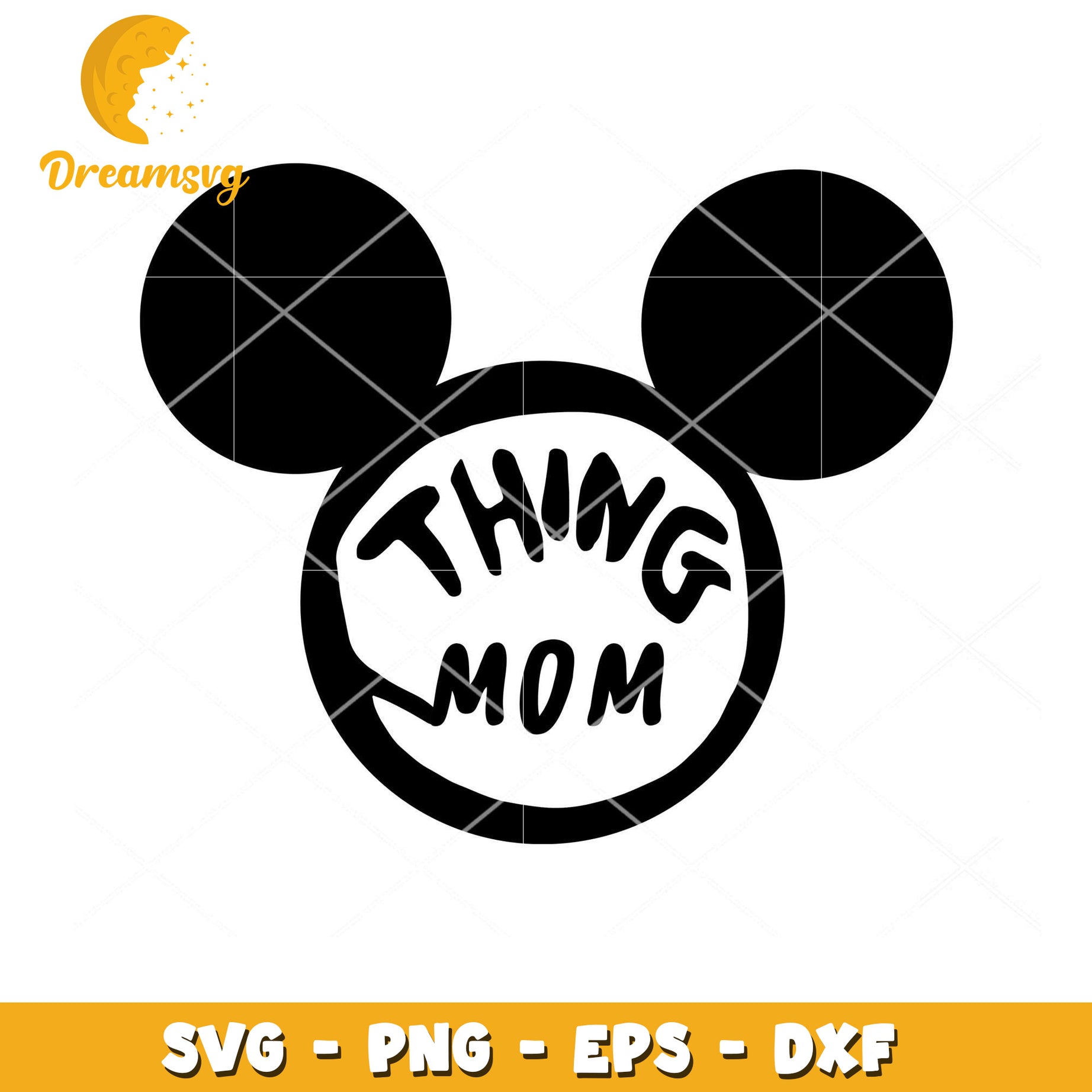 Mickey Mom SVG Cut File