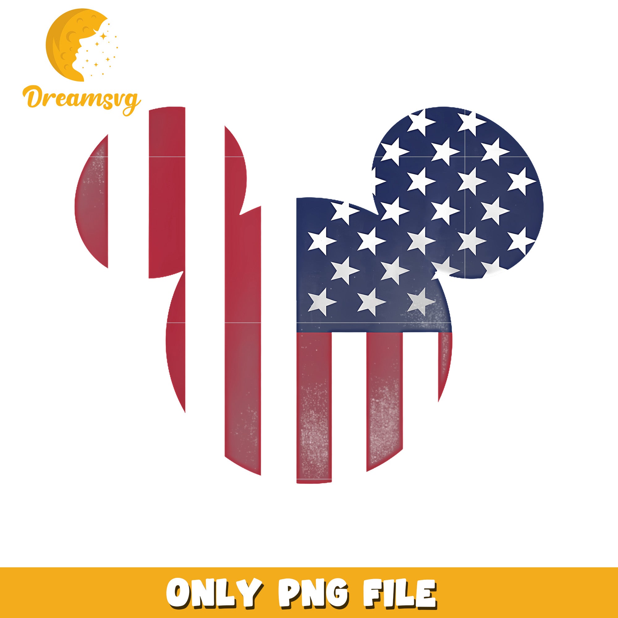 Mickey Mouse Americana Ears Shape png, funny images png, mickey mouse png