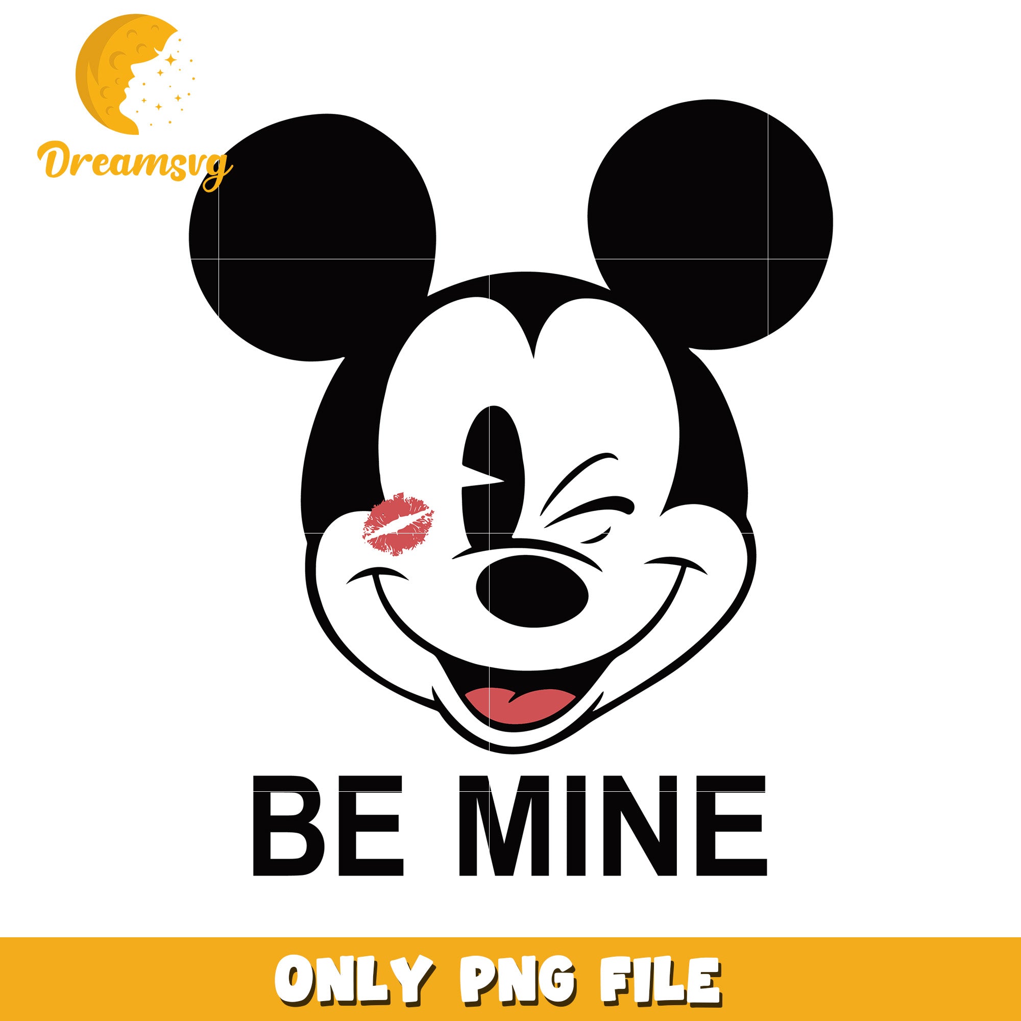 Mickey Mouse Be Mine PNG