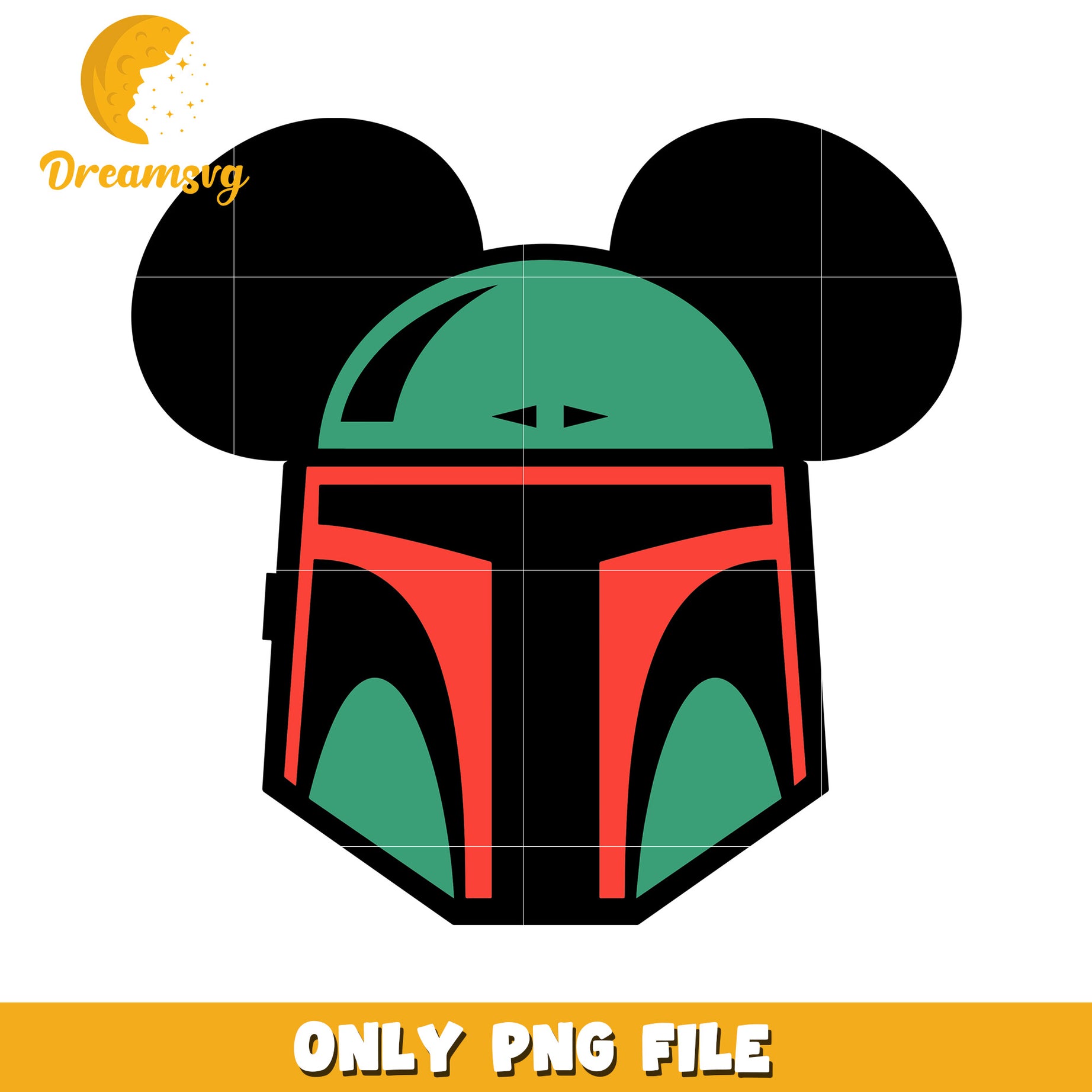 Mickey Mouse Boba Fett PNG