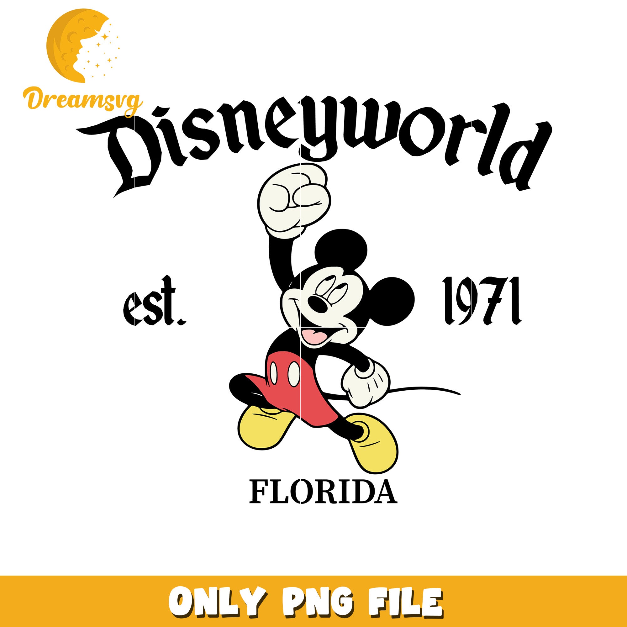 Mickey Mouse Disney World PNG