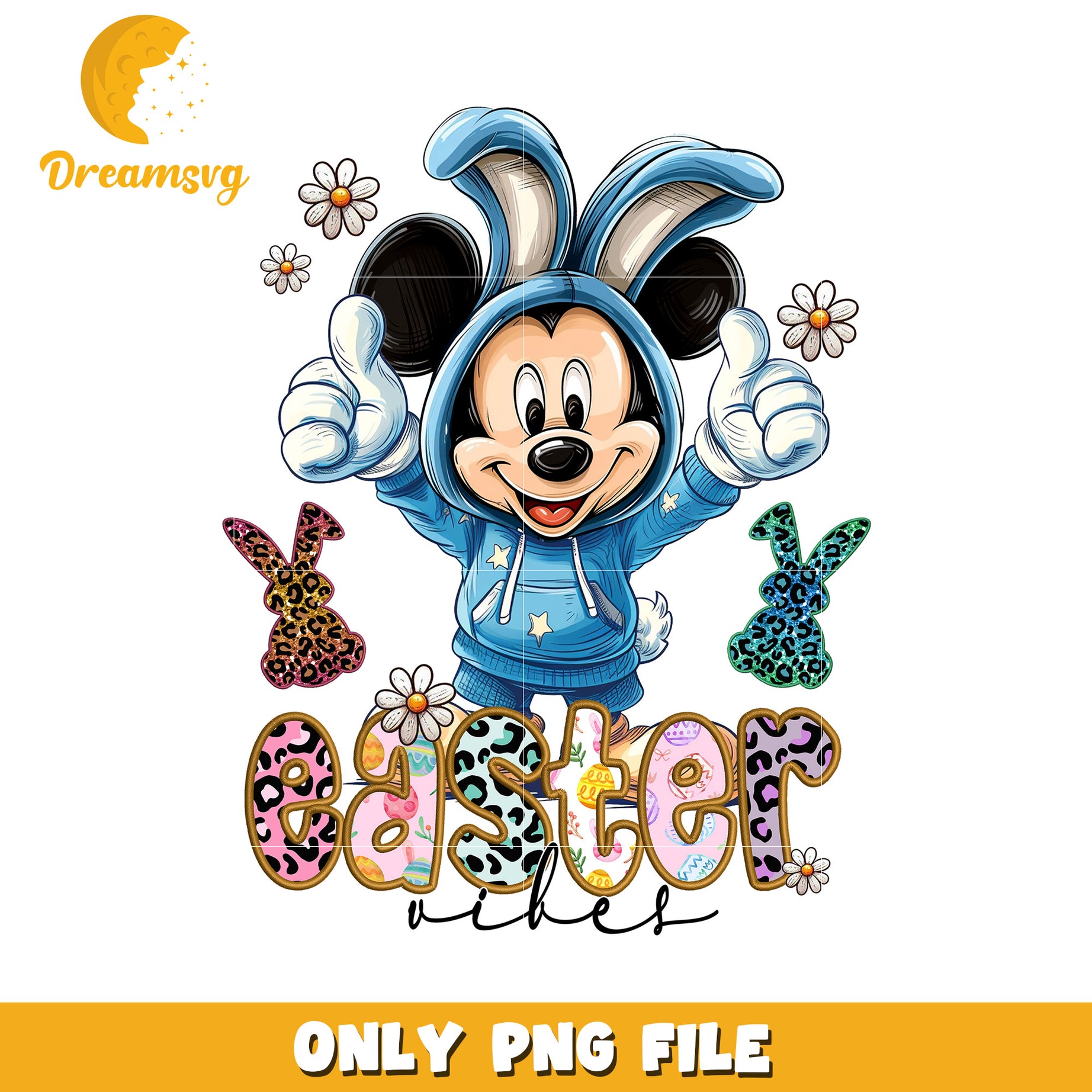 Mickey Mouse Easter Bunny PNG