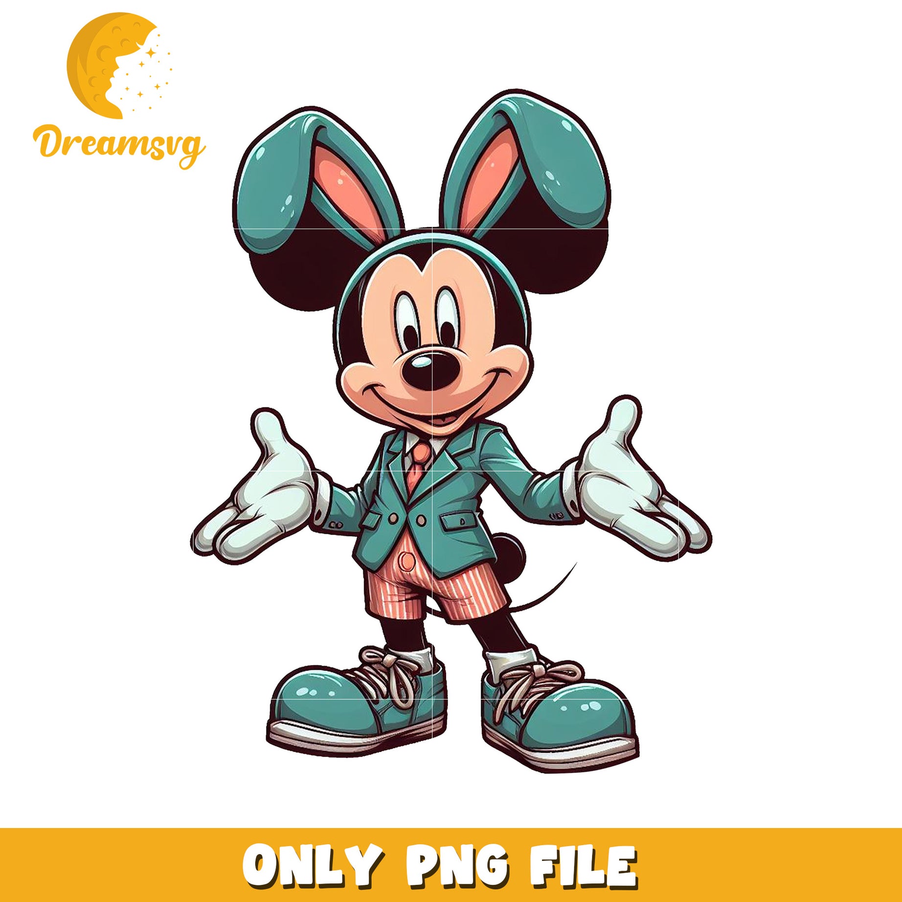 Mickey Mouse Easter PNG Image