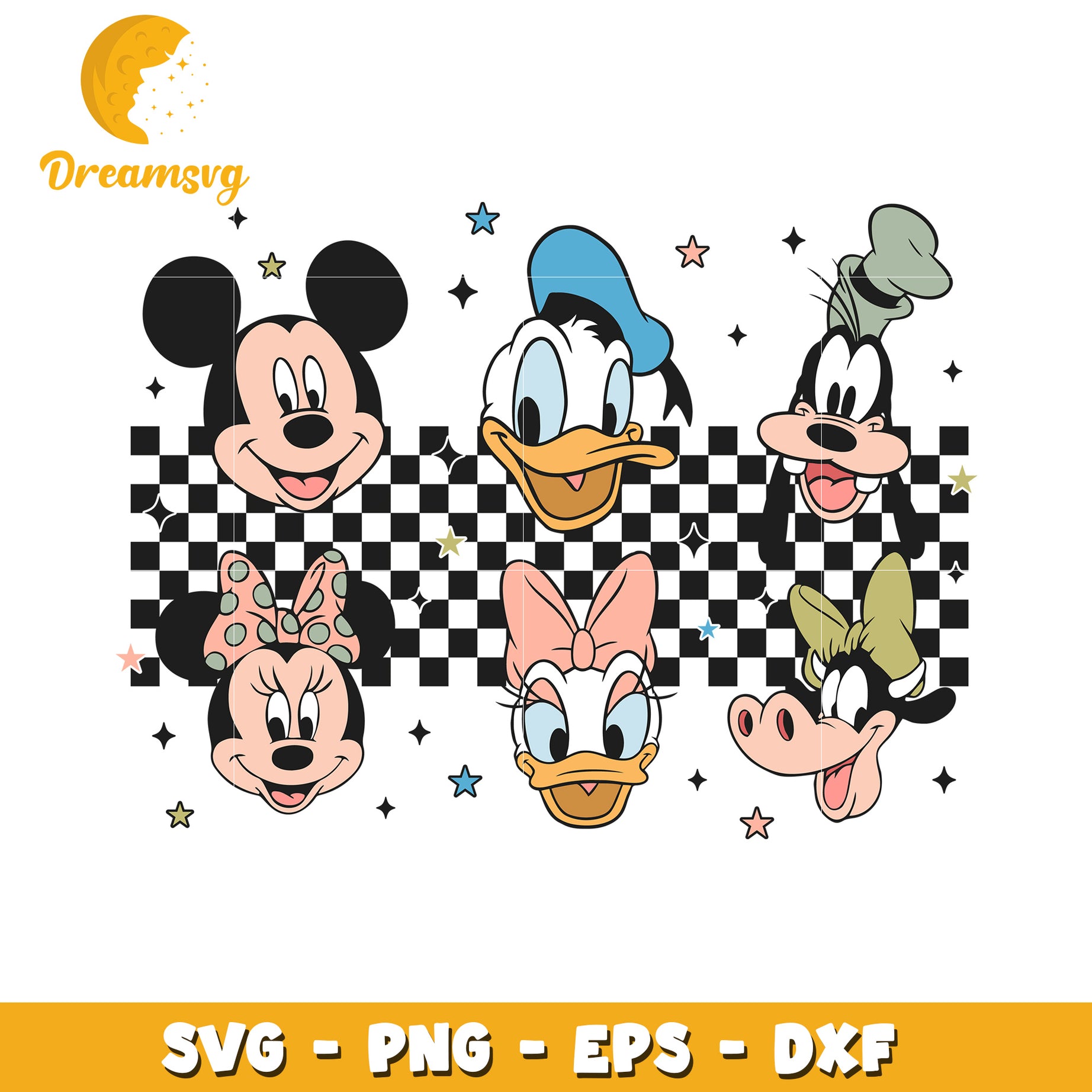 Mickey Mouse Friends SVG Bundle