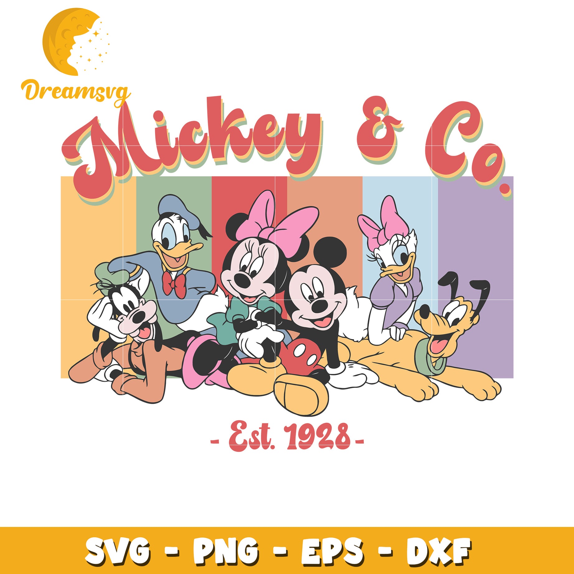 Mickey Mouse Friends SVG Cut Files