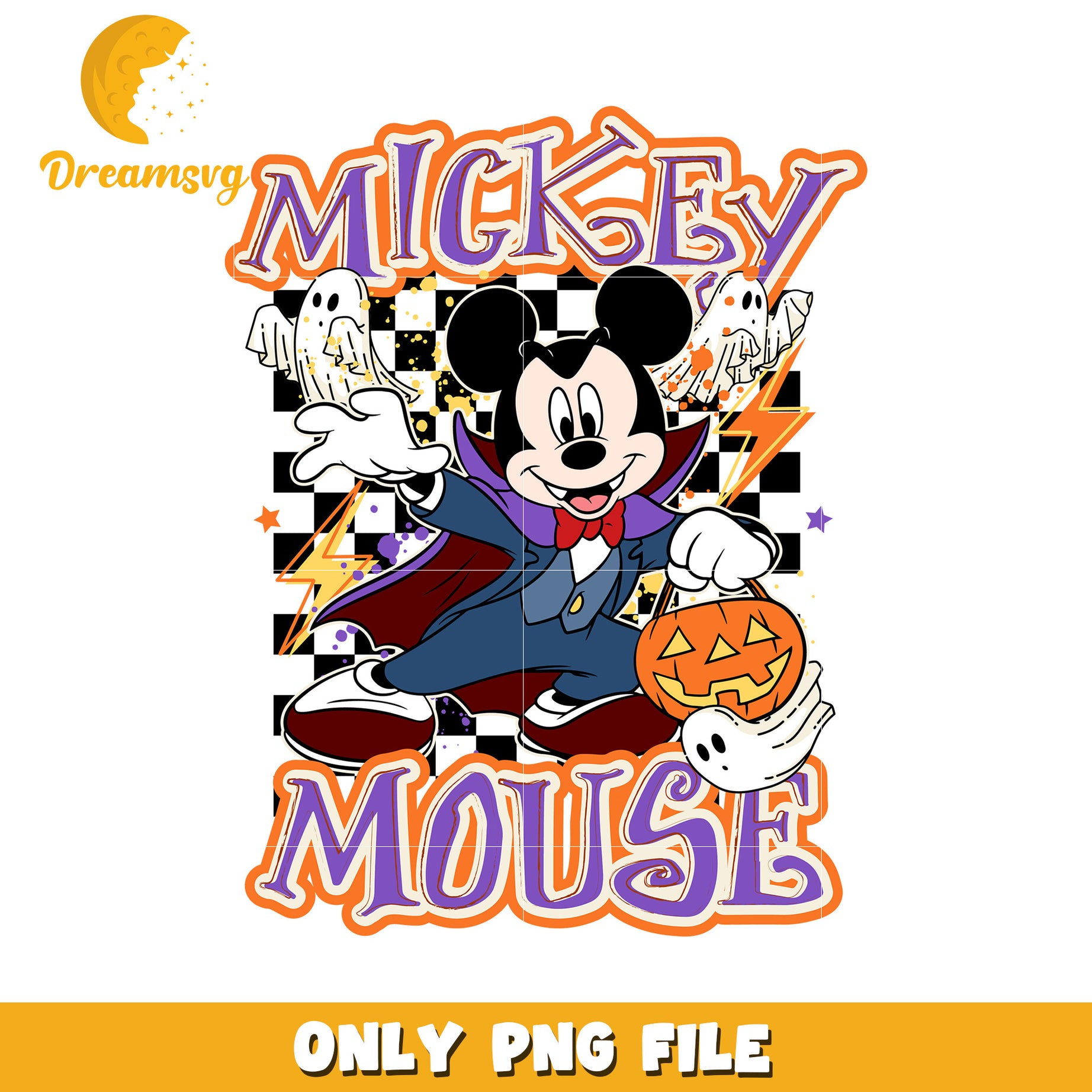 Mickey Mouse Halloween PNG File for Fun Celebrations