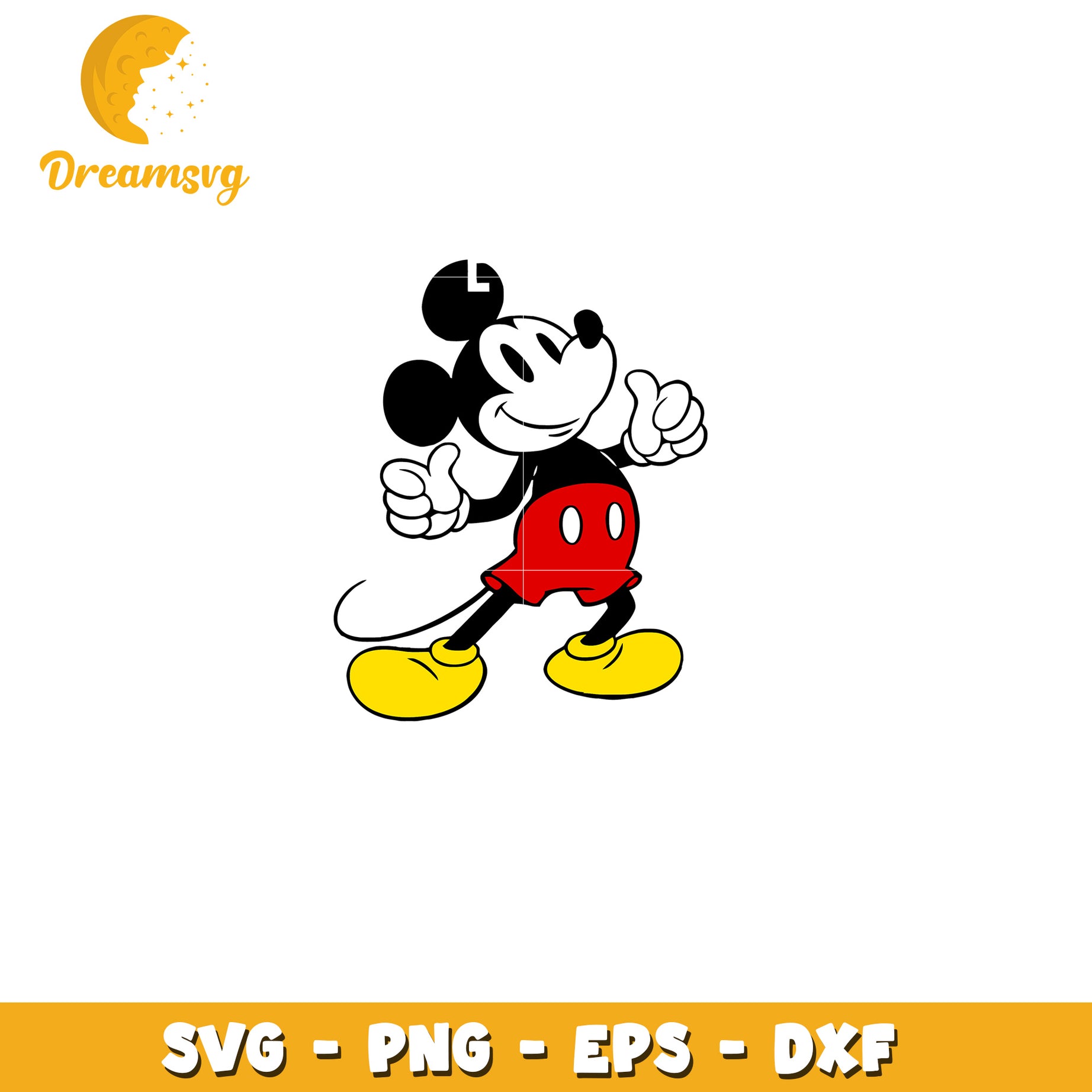 Mickey Mouse SVG Clipart for Crafting and Design Projects Online