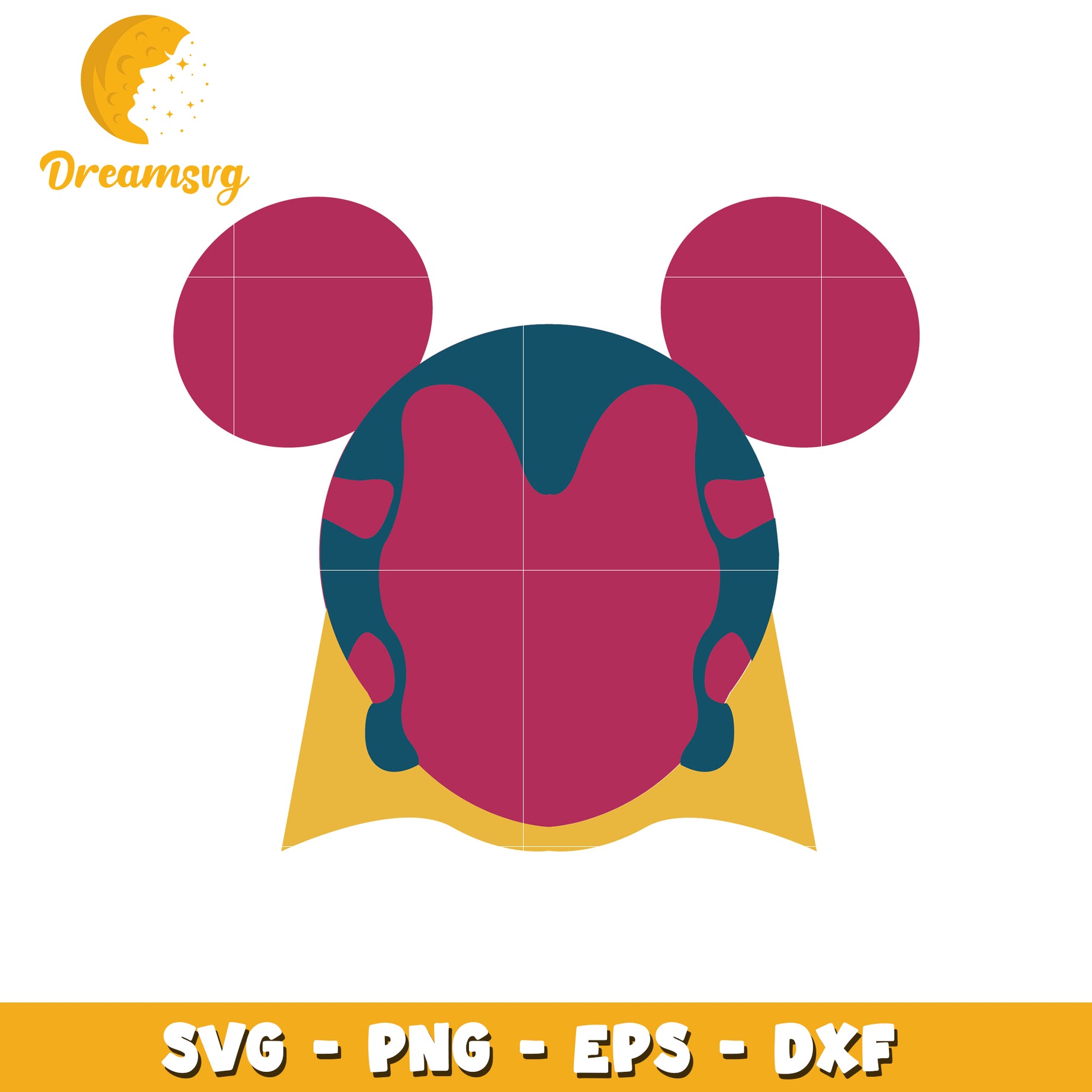 Mickey Mouse SVG Cut File