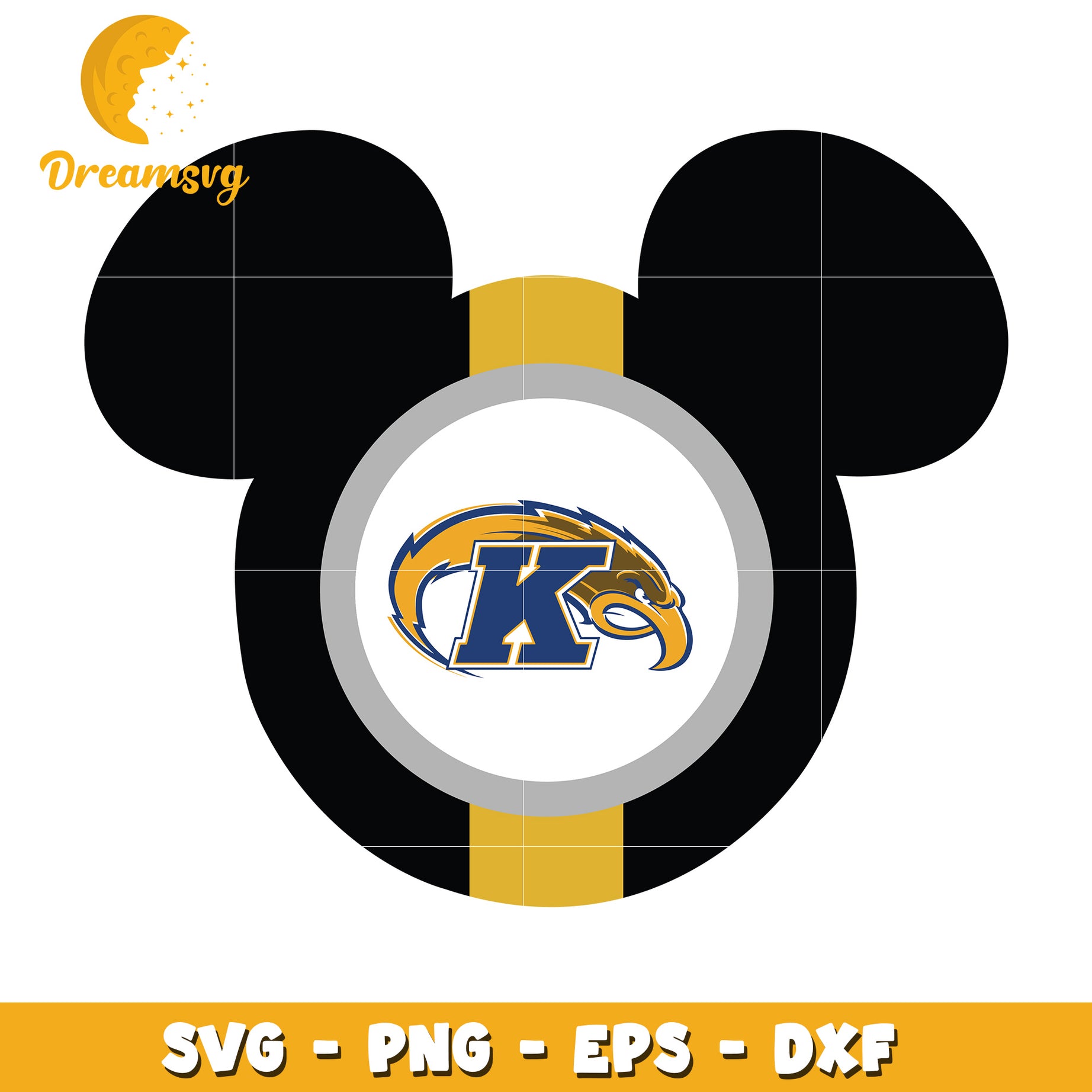 Mickey Mouse SVG PNG EPS DXF Cut File