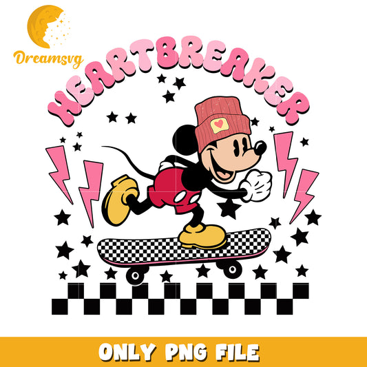 Mickey Mouse Skater PNG Design